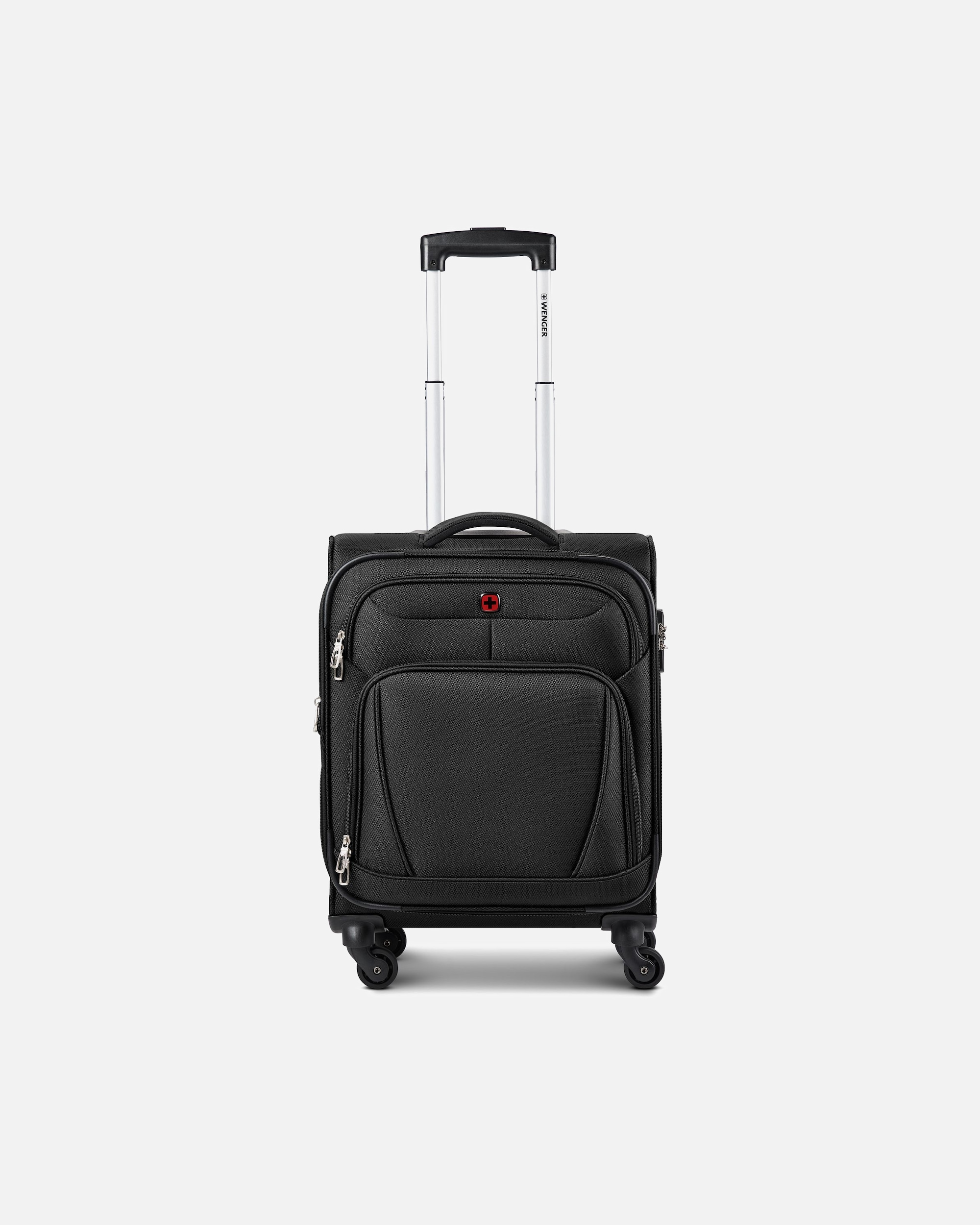 Valise for HommeWengerBeaumont 4 roulettes Trolley de cabine S 54 cm avec soufflet d'extensionblack