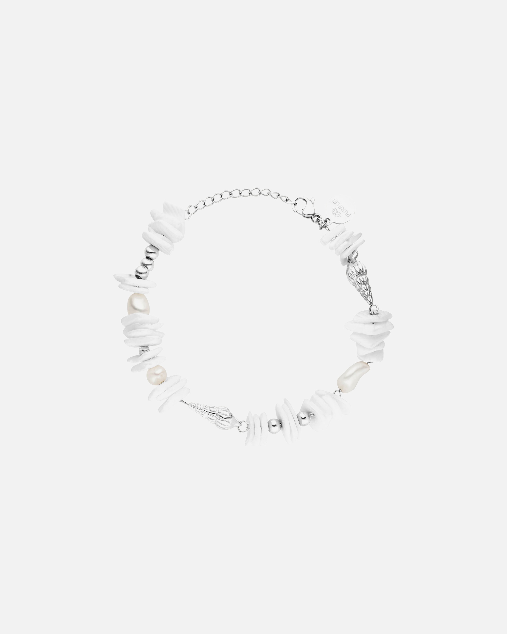 Bracelet for FemmePureleiWela Bracelet 100% acier inoxydableArgent