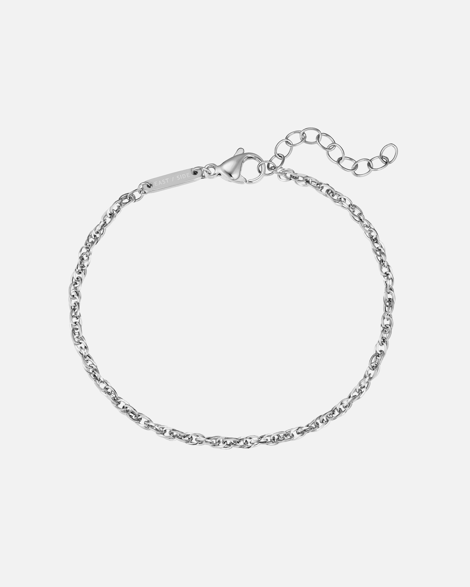 Bracelet for FemmeBracelet en Acier inoxydable en Argent17,0 cm Basislänge + 3,0 cm Verlängerung