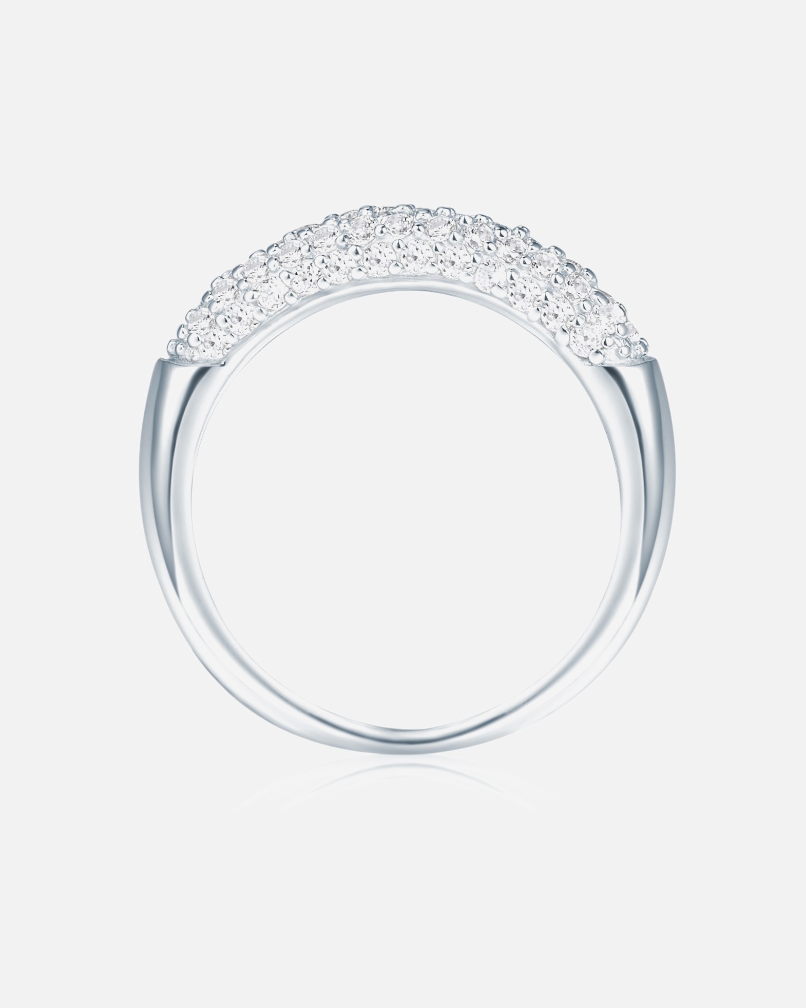 Bague for FemmeRafaela DonataBague en argent Argent sterling Oxyde de zirconium (CZ) en Argent58