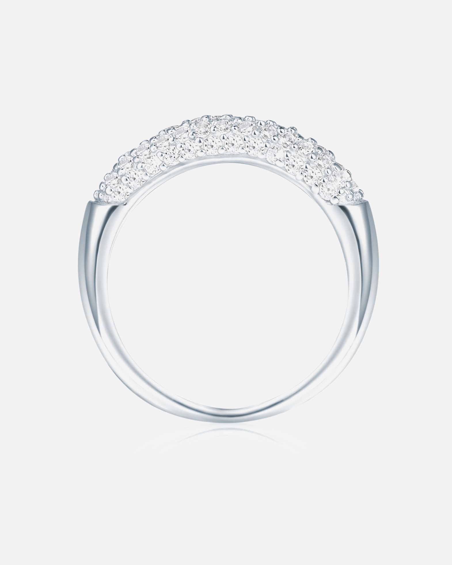 Bague for FemmeRafaela DonataBague en argent Argent sterling Oxyde de zirconium (CZ) en Argent54