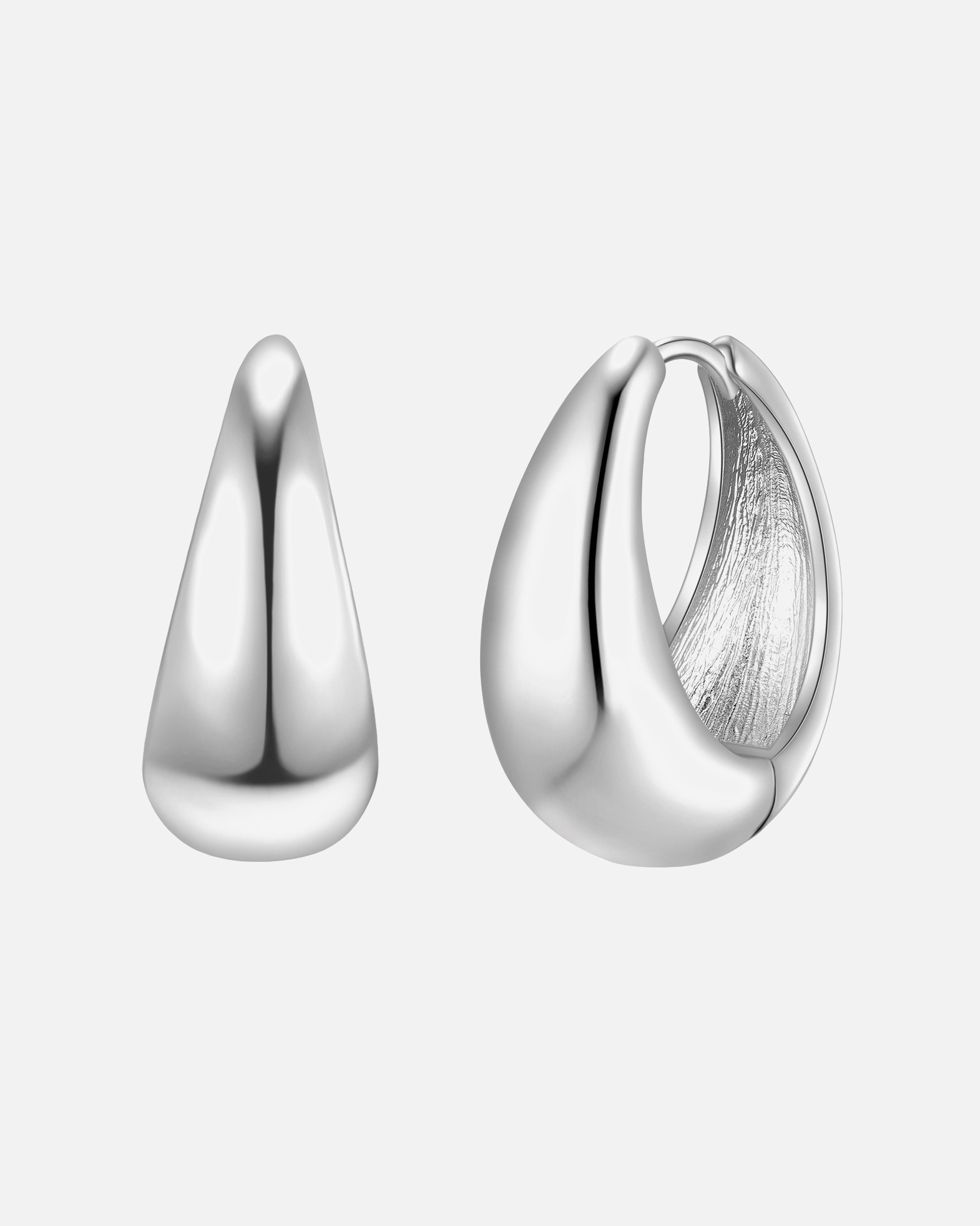 Créoles for FemmeCréoles en alliage de métal en argent24,7 mm