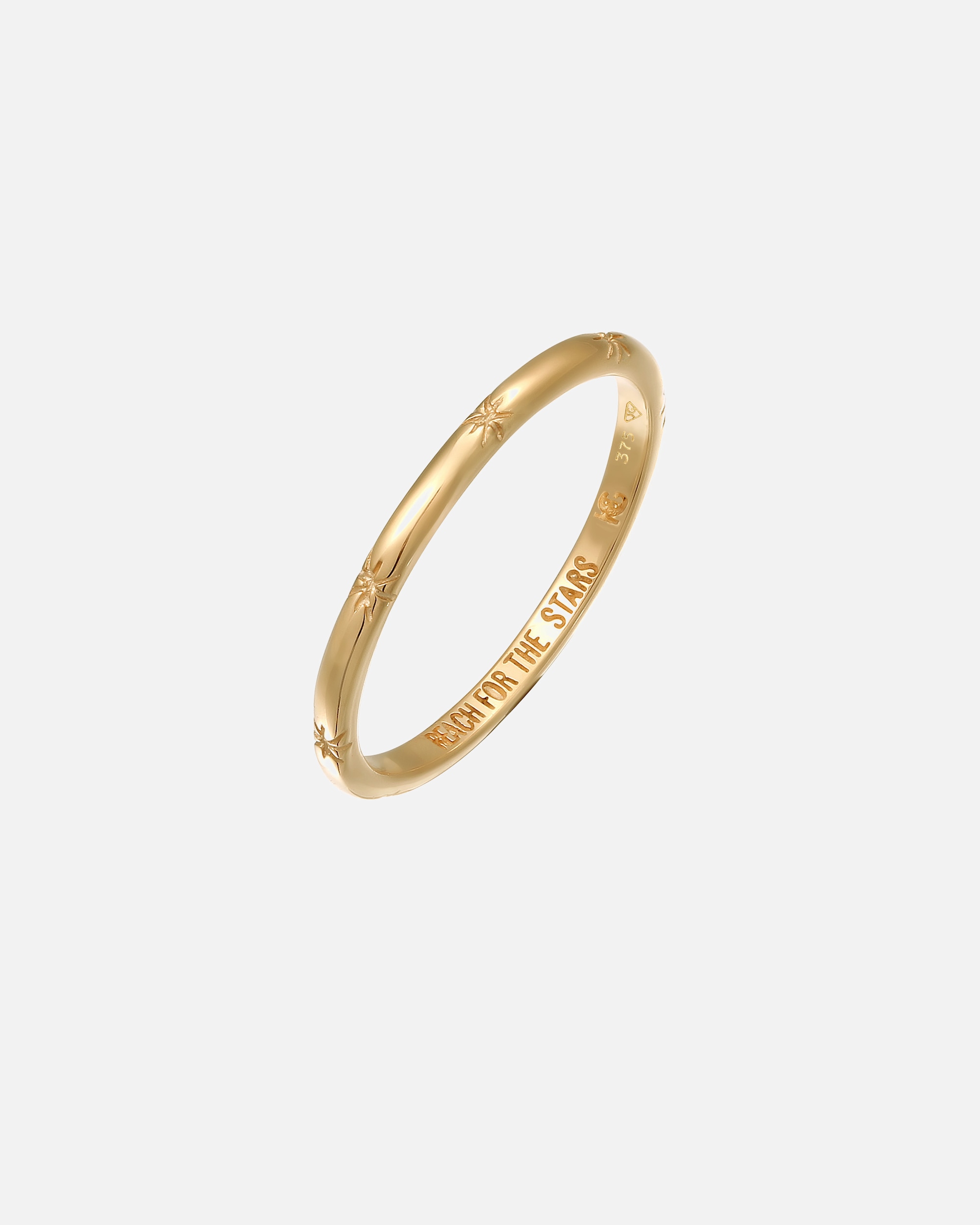 Bague for FemmeHaze & GloryDefault Brand LineBandring 375 Gelbgold - My dainty Star58