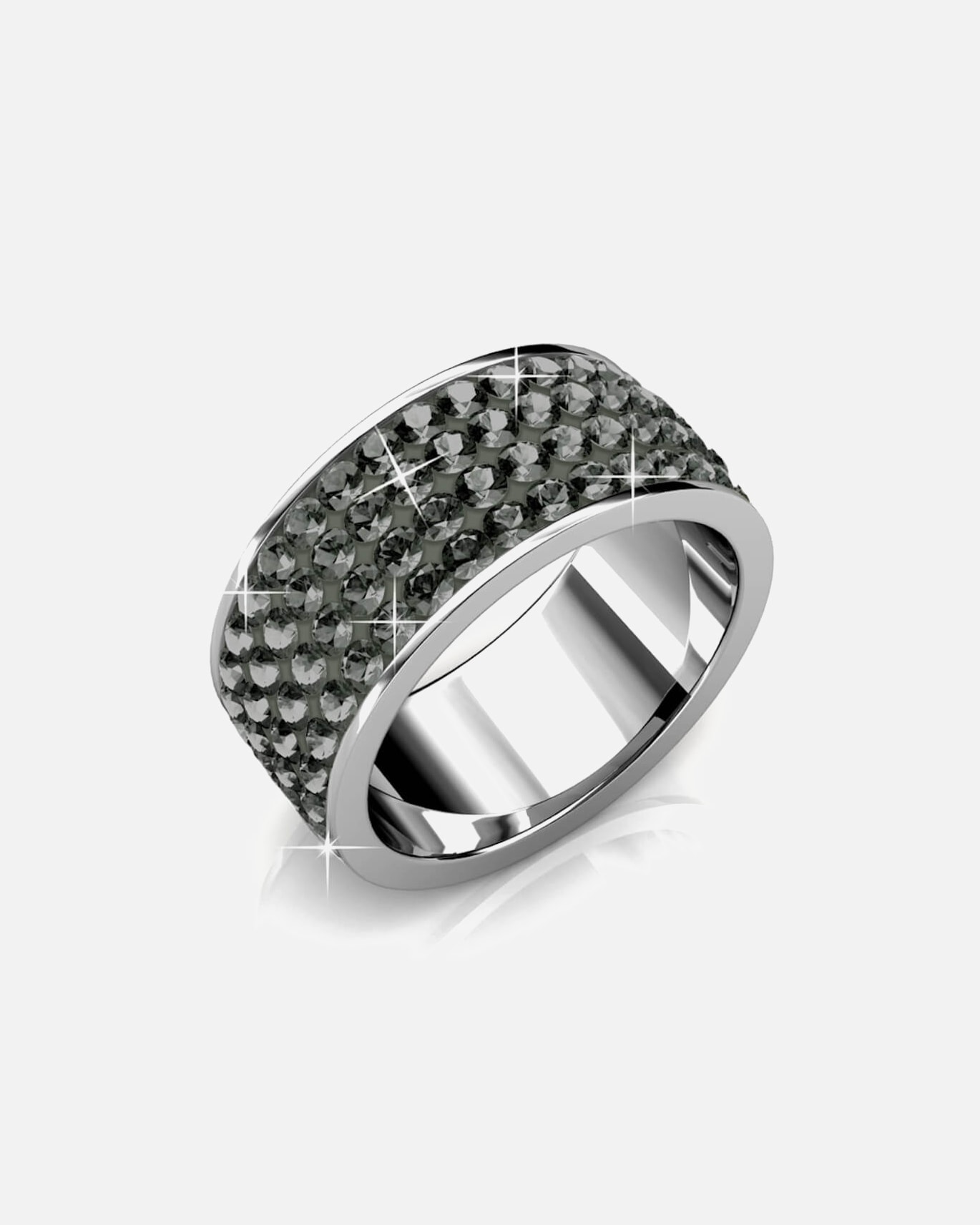 Bague for FemmeMYC-ParisBague RollerBague Roller - Argenté et Gris Anthracite