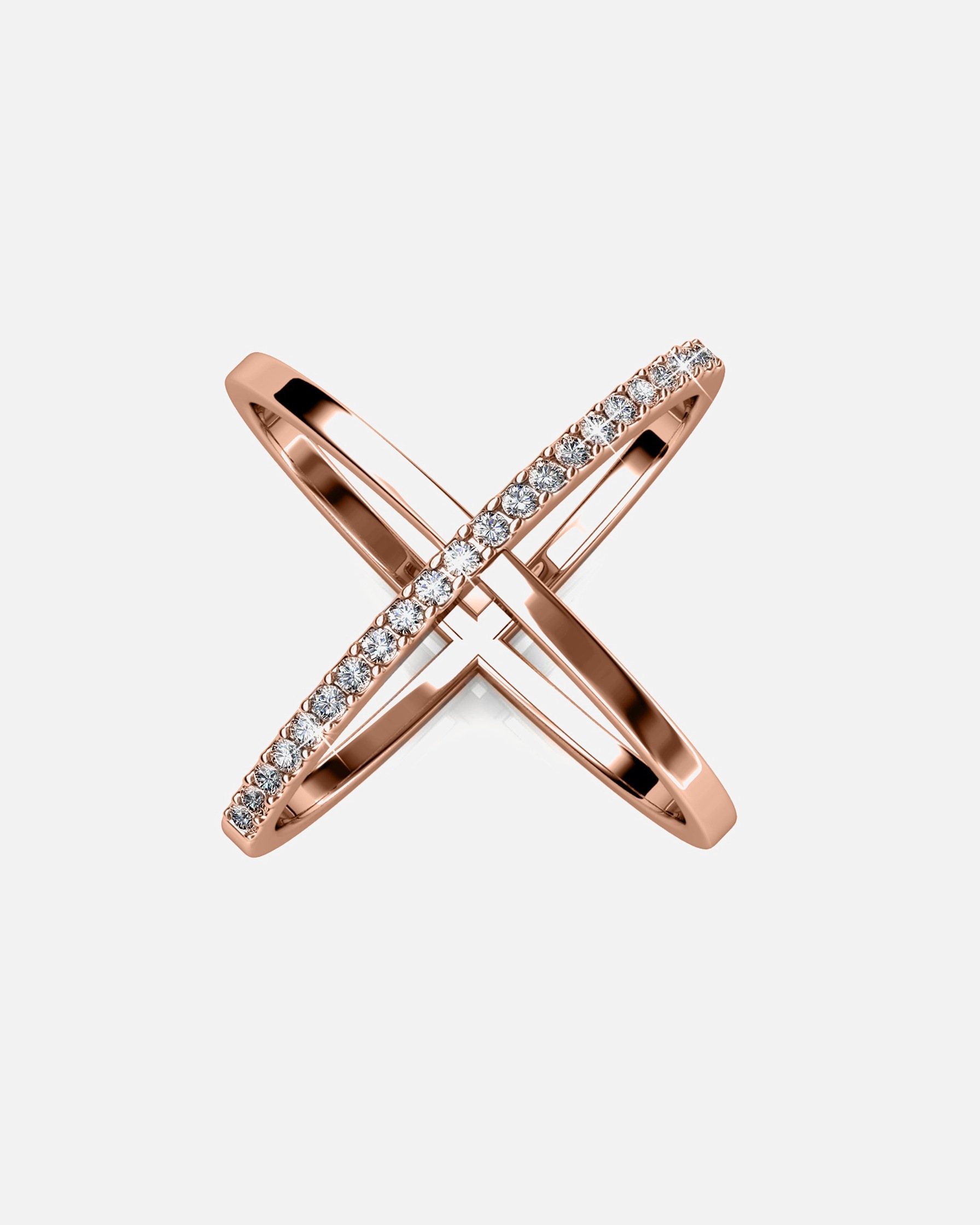 Bague for FemmeMYC-ParisBague X DuoOr rose - 54