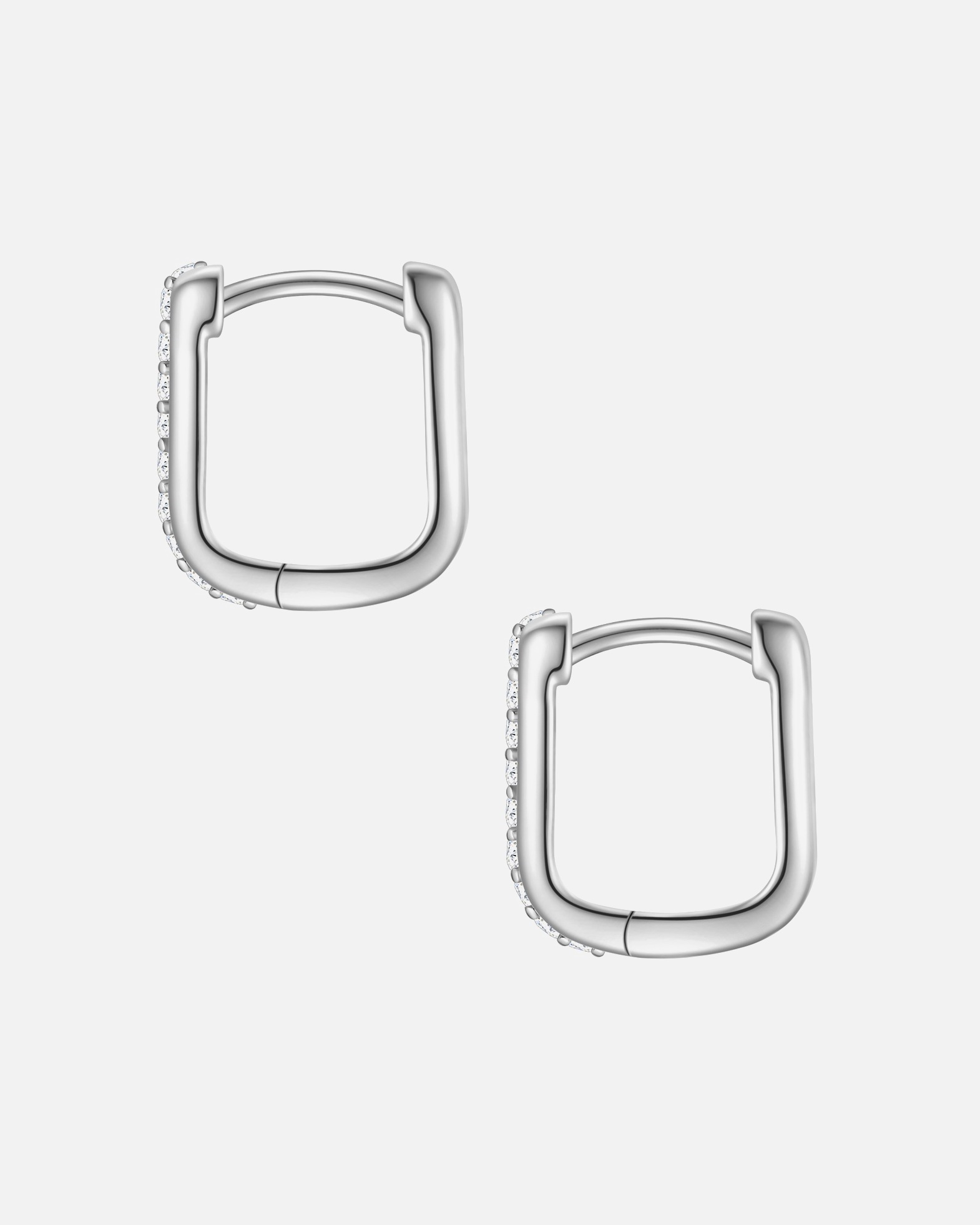 Créoles for FemmeGlanzstücke MünchenCréoles en argent sterling en argent avec zirconium11,8 mm