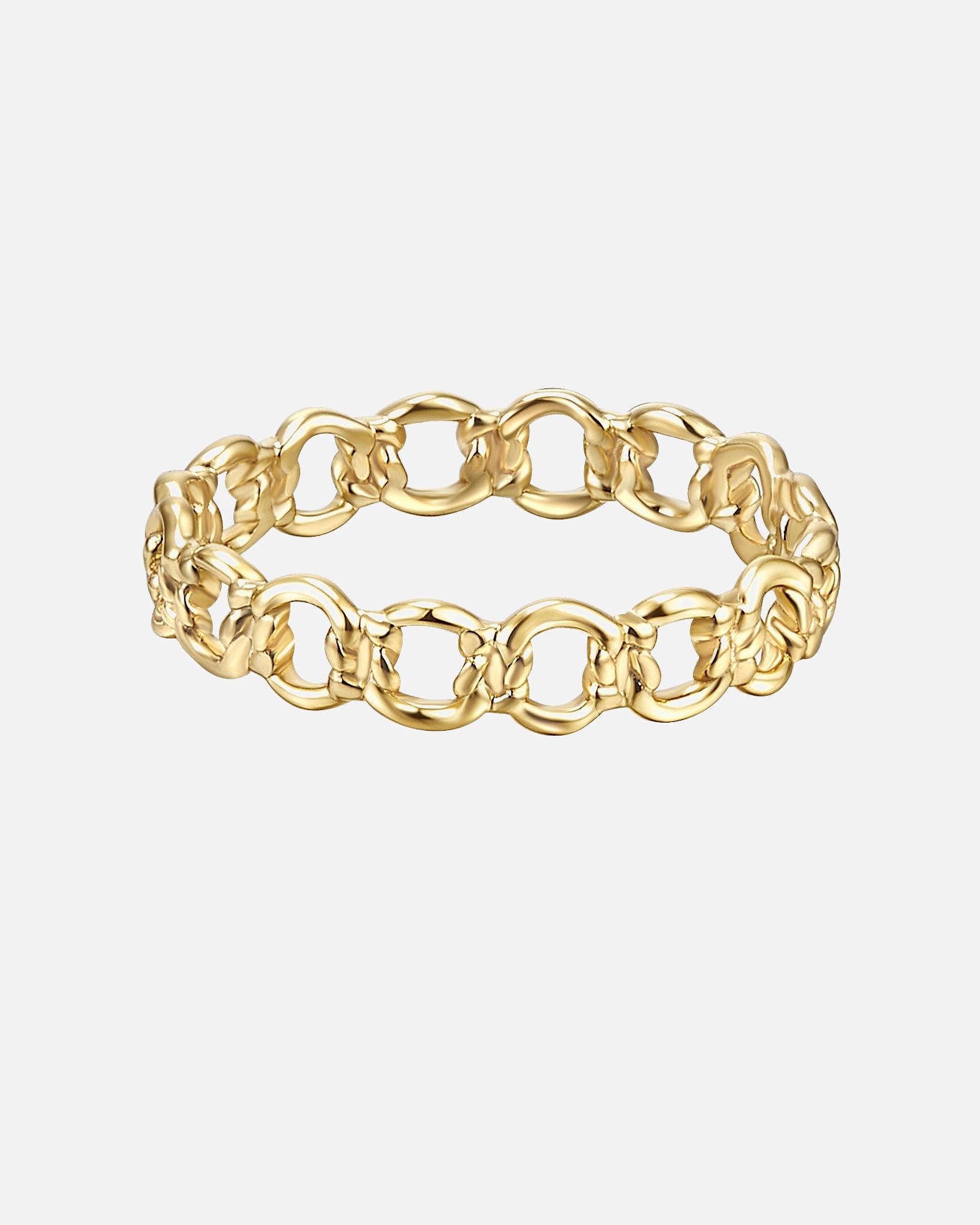Ring für Weiblich Glanzstücke München Ring Sterling Silber in Gelbgold 54