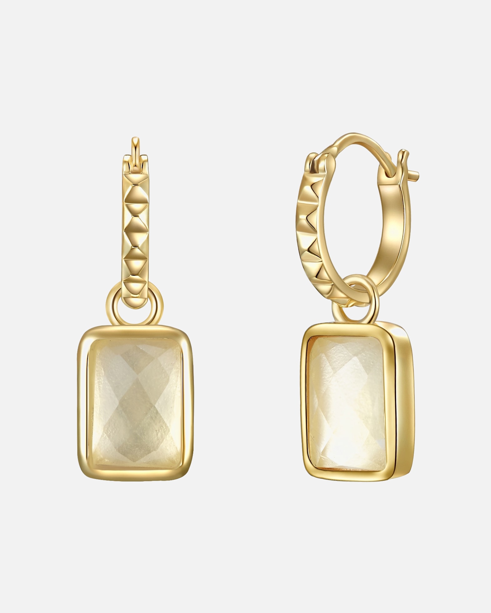 Boucle d'oreilles for FemmeGlanzstücke MünchenBoucles d'oreille en argent Argent sterling Quartz rose en Or jaune25,8 mm