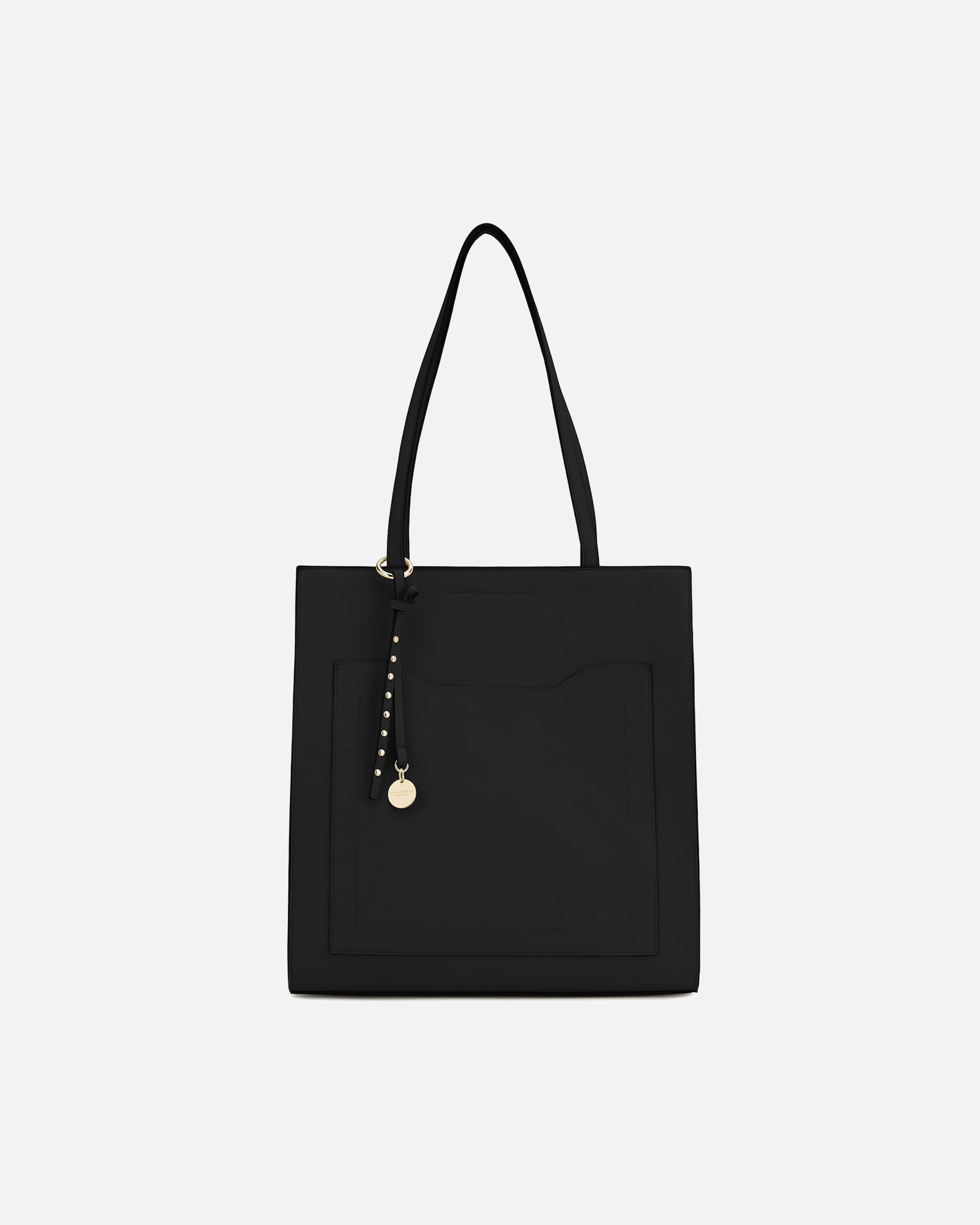 Clutch für Weiblich Seidenfelt Senja Schultertasche 32 cm black
