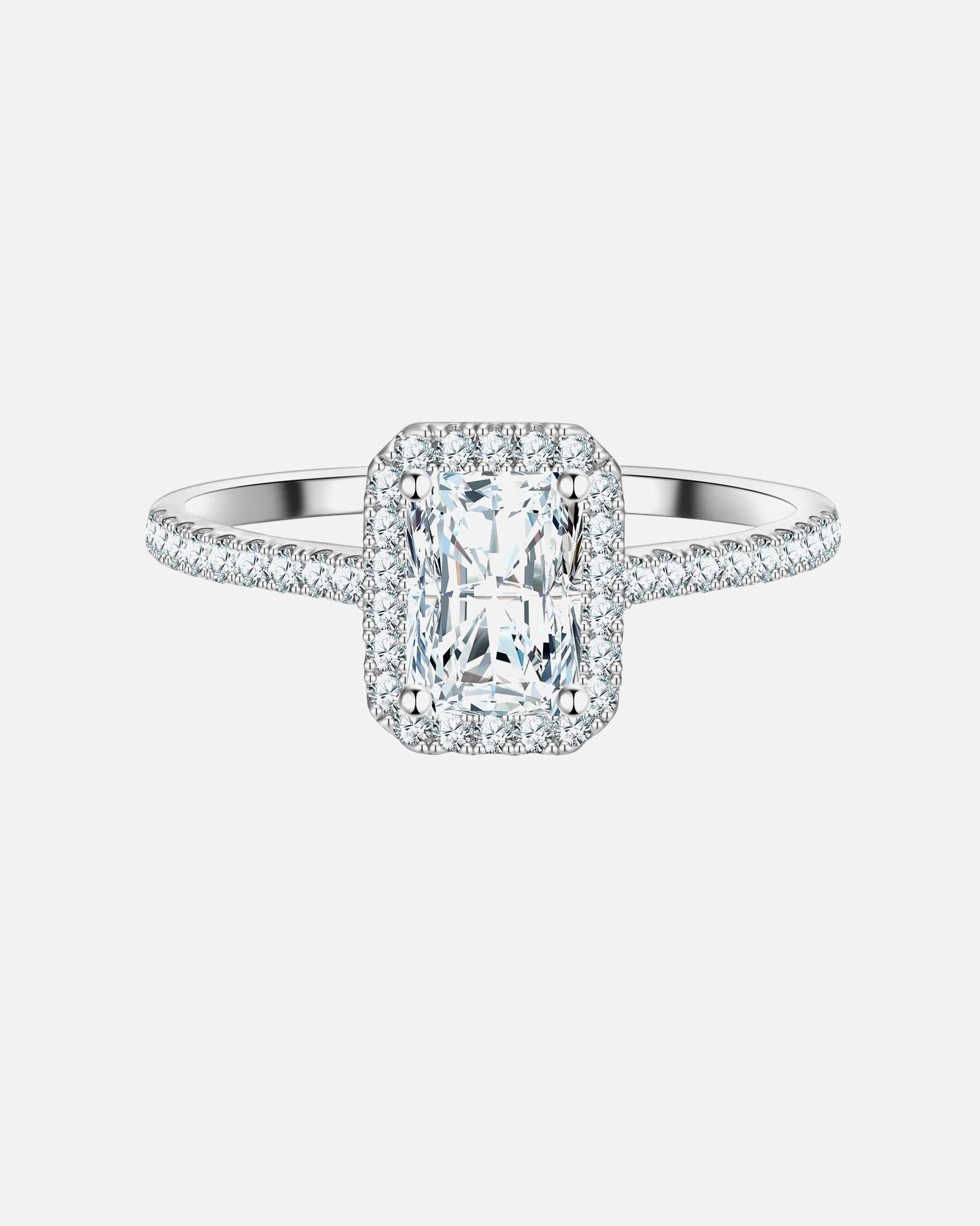 Bague for FemmeTrilaniBague en Argent Sterling en argent avec Zirconium50