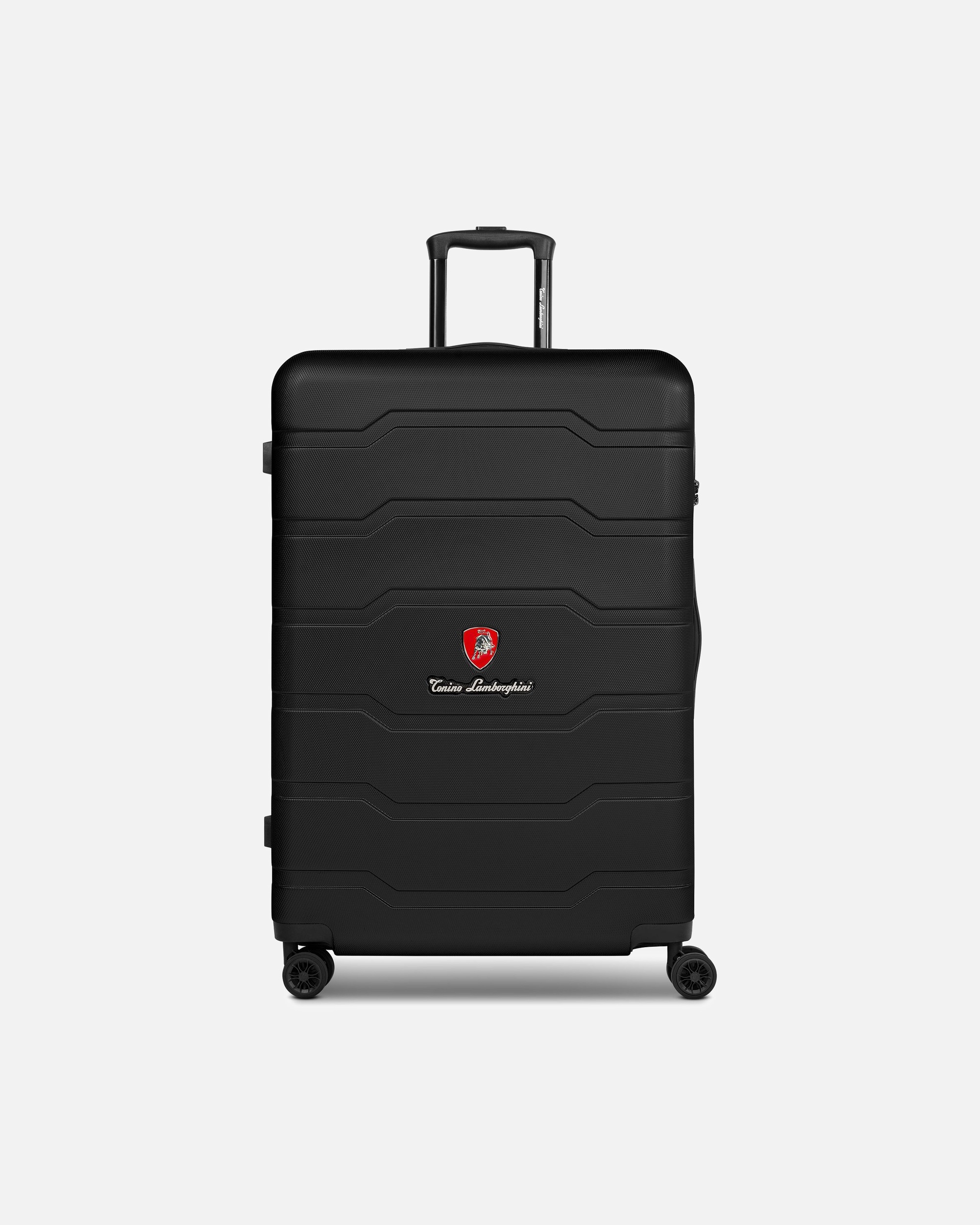 Valise trolley for HommeTonino LamborghiniBologna 4 roulettes Trolley L 77 cmblack