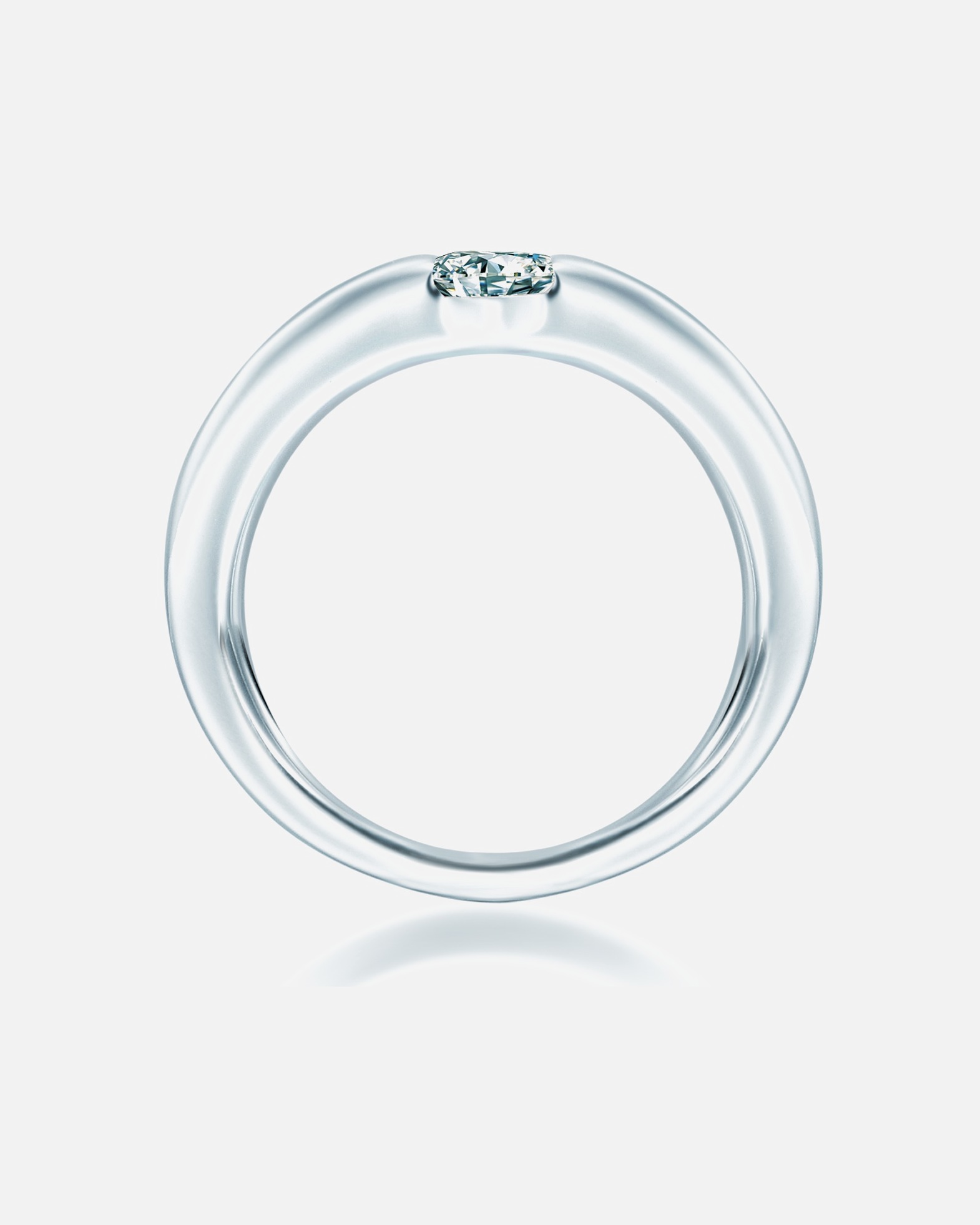 Bague for FemmeTrilaniBague en argent Argent sterling Oxyde de zirconium (CZ) en Argent54