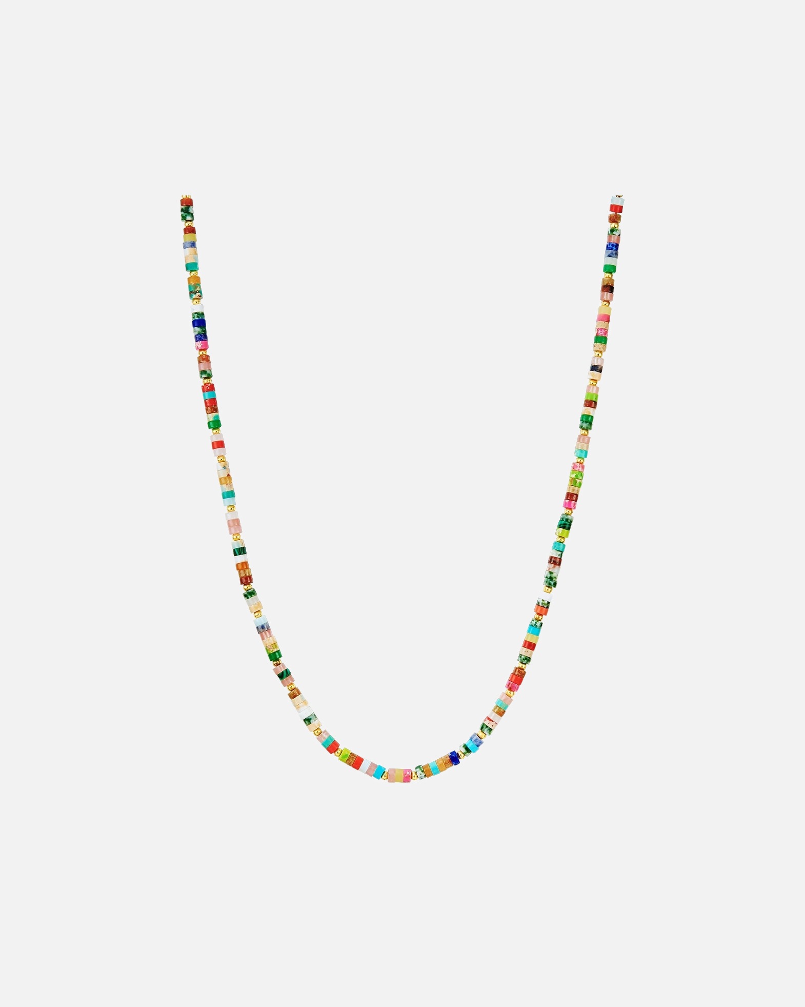 Collier for FemmeCollier tendance Métal Pierre naturelle en Or jaune50,0 cm Basiskette + 5,0 cm Verlängerung