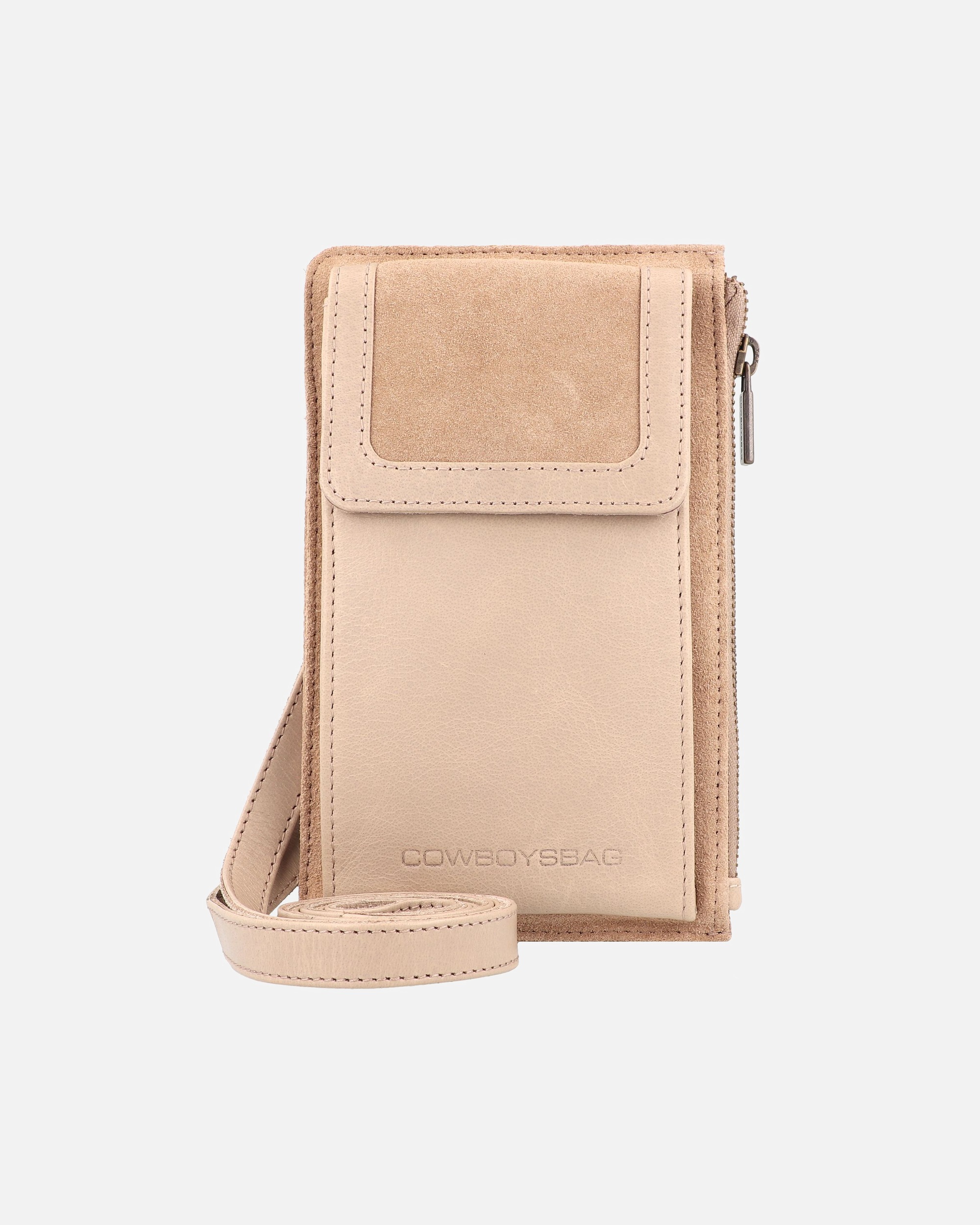 Tasche für Weiblich Cowboysbag Seventies Suede Handytasche Leder 12.5 cm Seventies Suede Handytasche Leder 12.5 cm