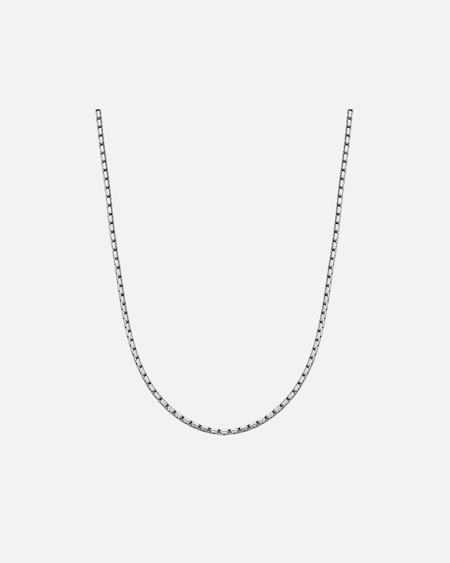 Collier for HommeCollier en acier inoxydable en argent50 cm