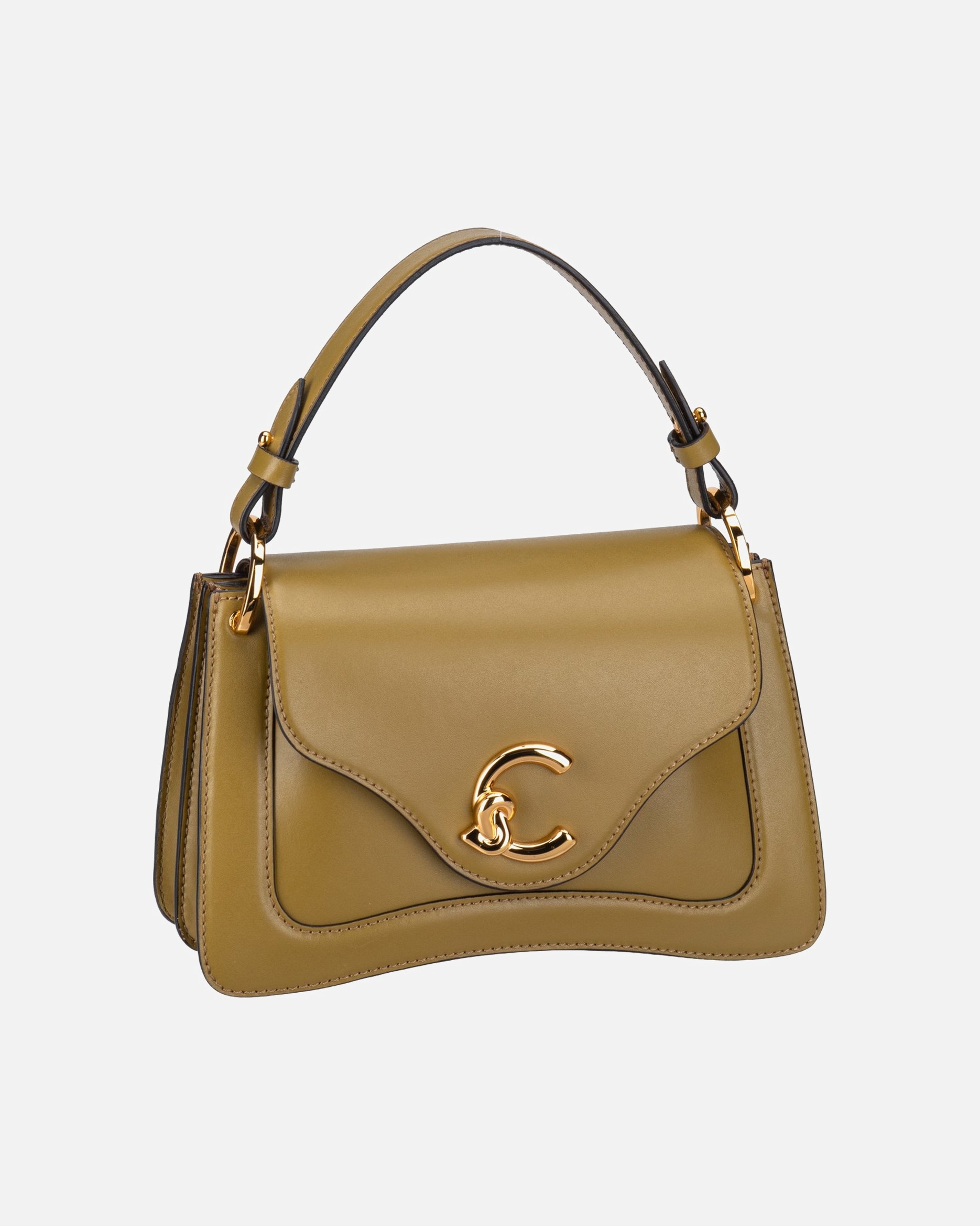 Handtasche für Weiblich Coccinelle C-Me Schultertasche seagrass