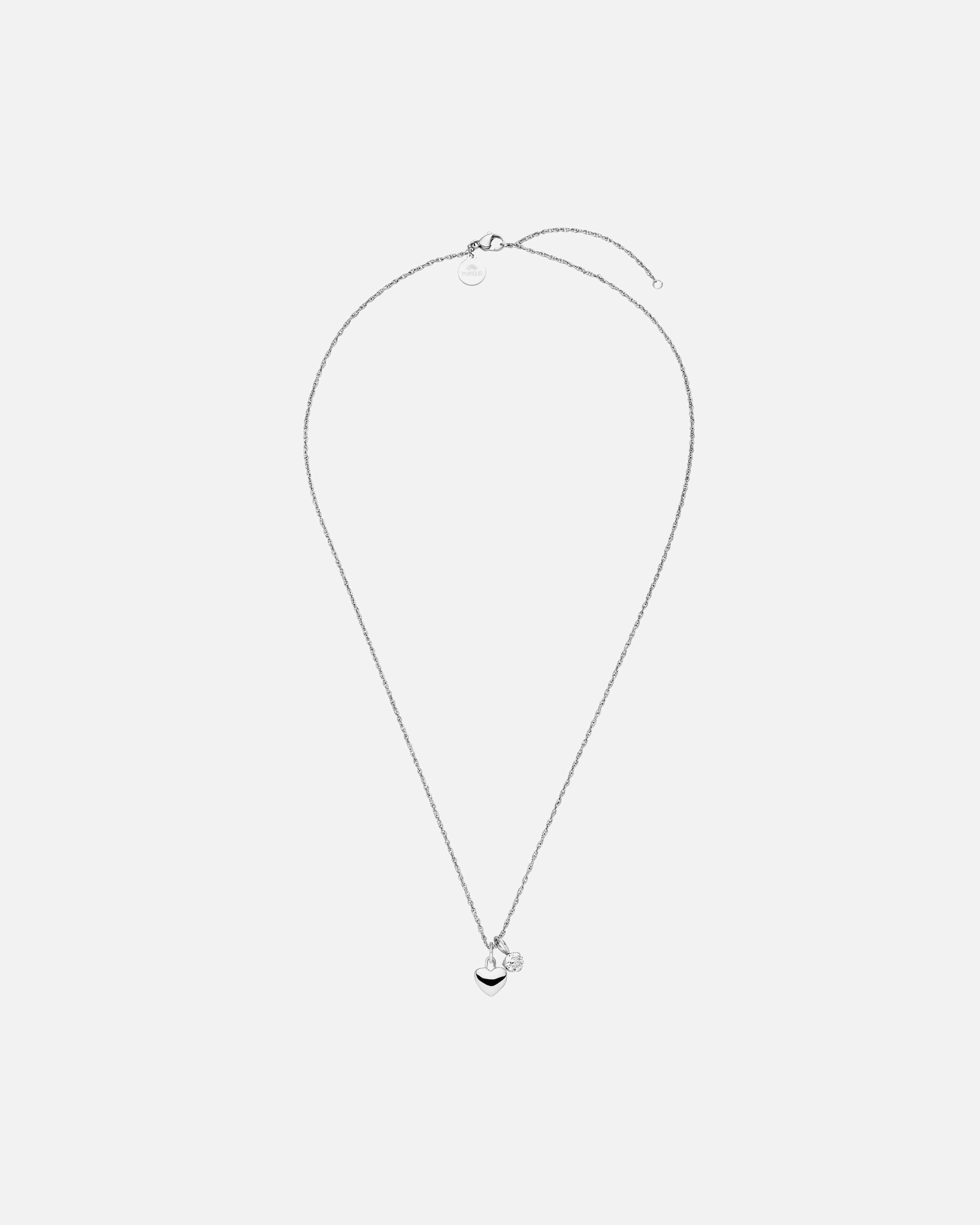 Collier for FemmePureleiBrave Collier 100% acier inoxydableArgent