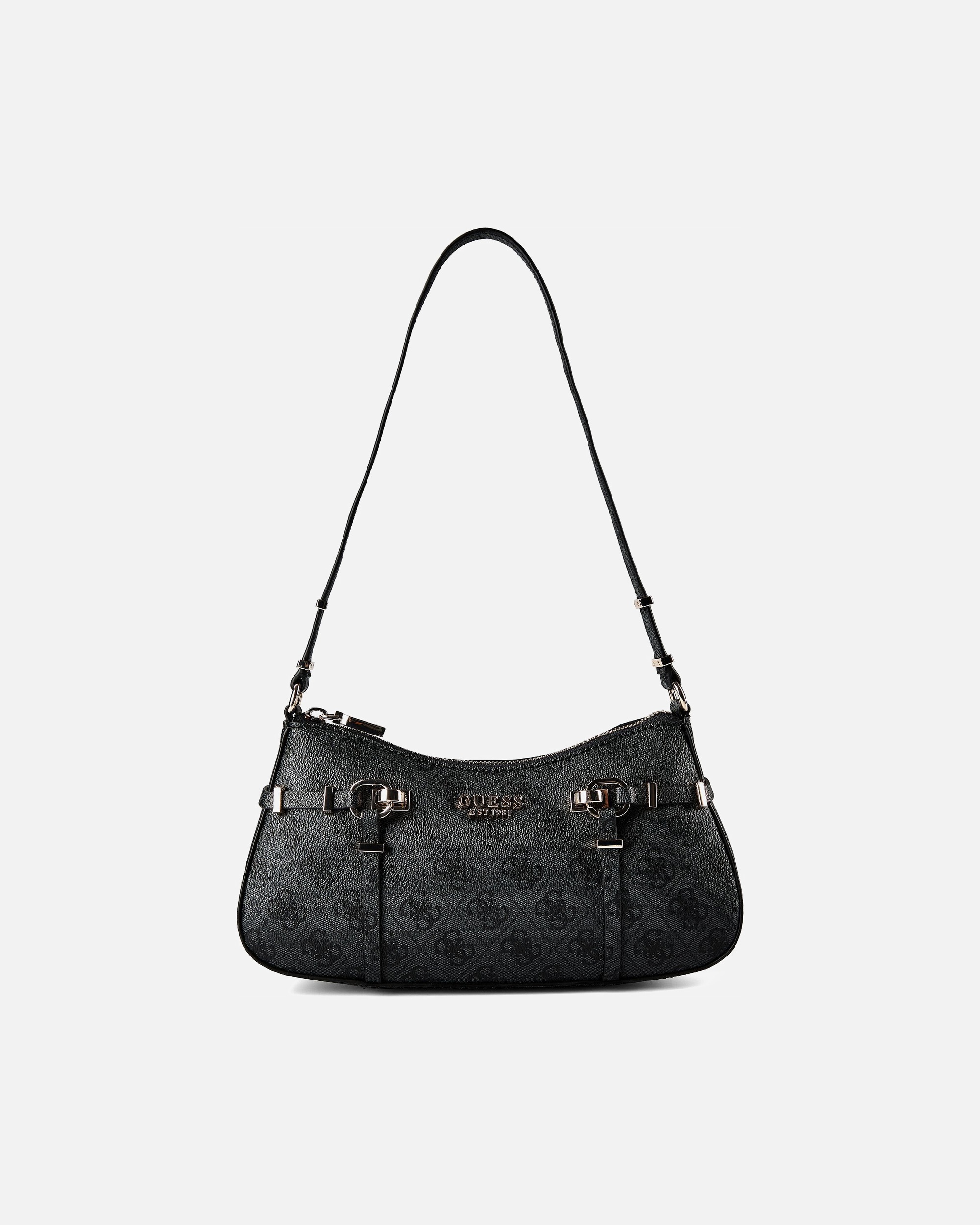 Pochette for FemmeGUESSLeona Sac à main porté épaulecoal logo
