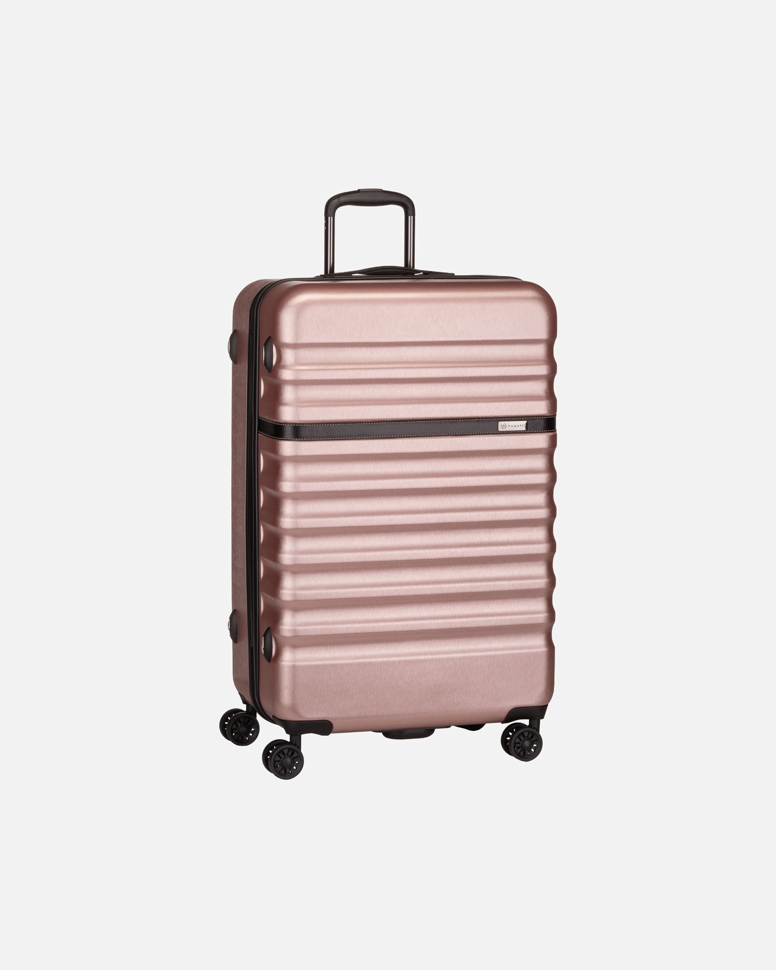 Trolley für Unisex Bugatti Corium 4-Rollen Trolley 75 cm rose