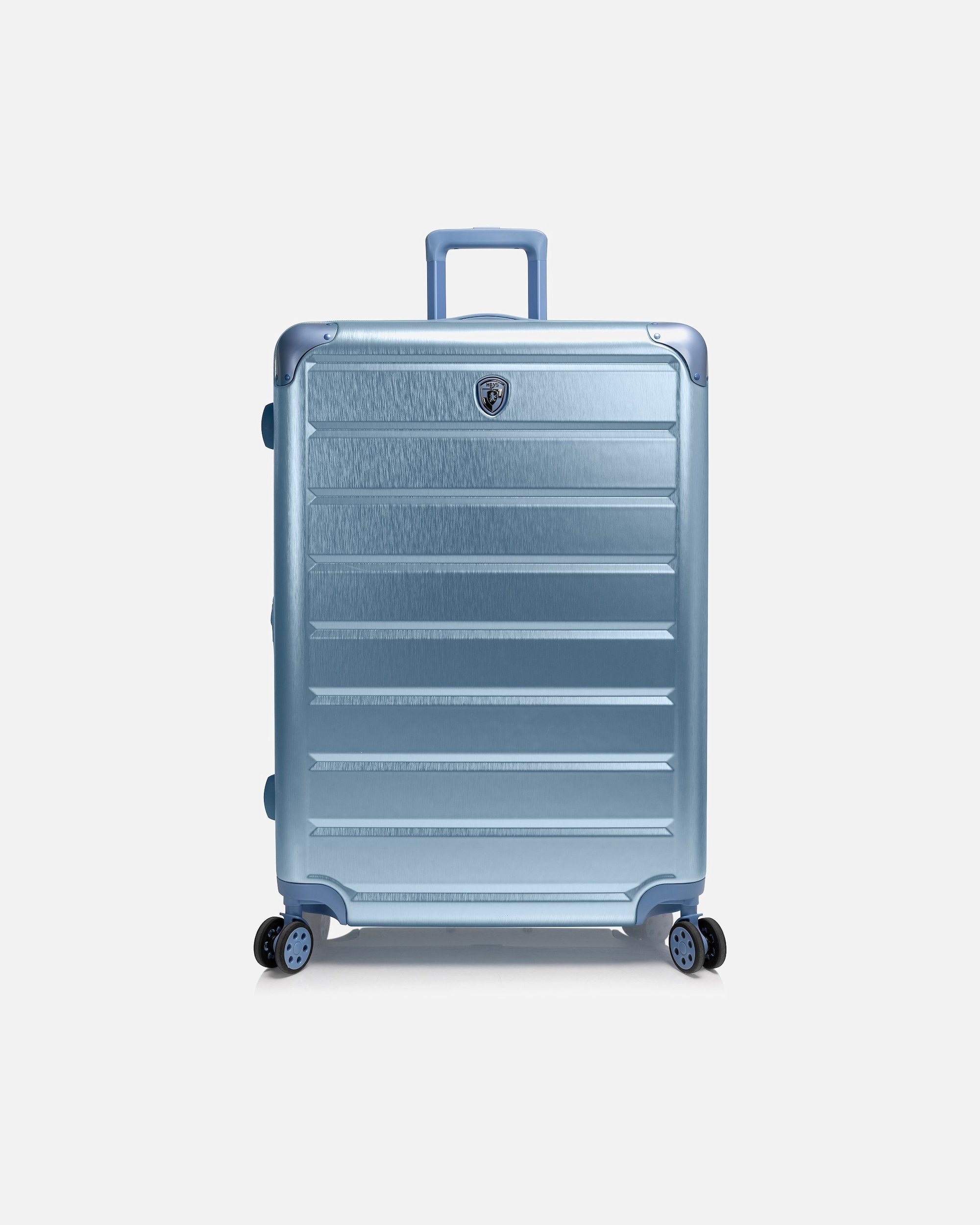 Valise trolley for HommeHeysAlumix 4 roulettes Trolley L 76 cm avec soufflet d'extensionicy blue