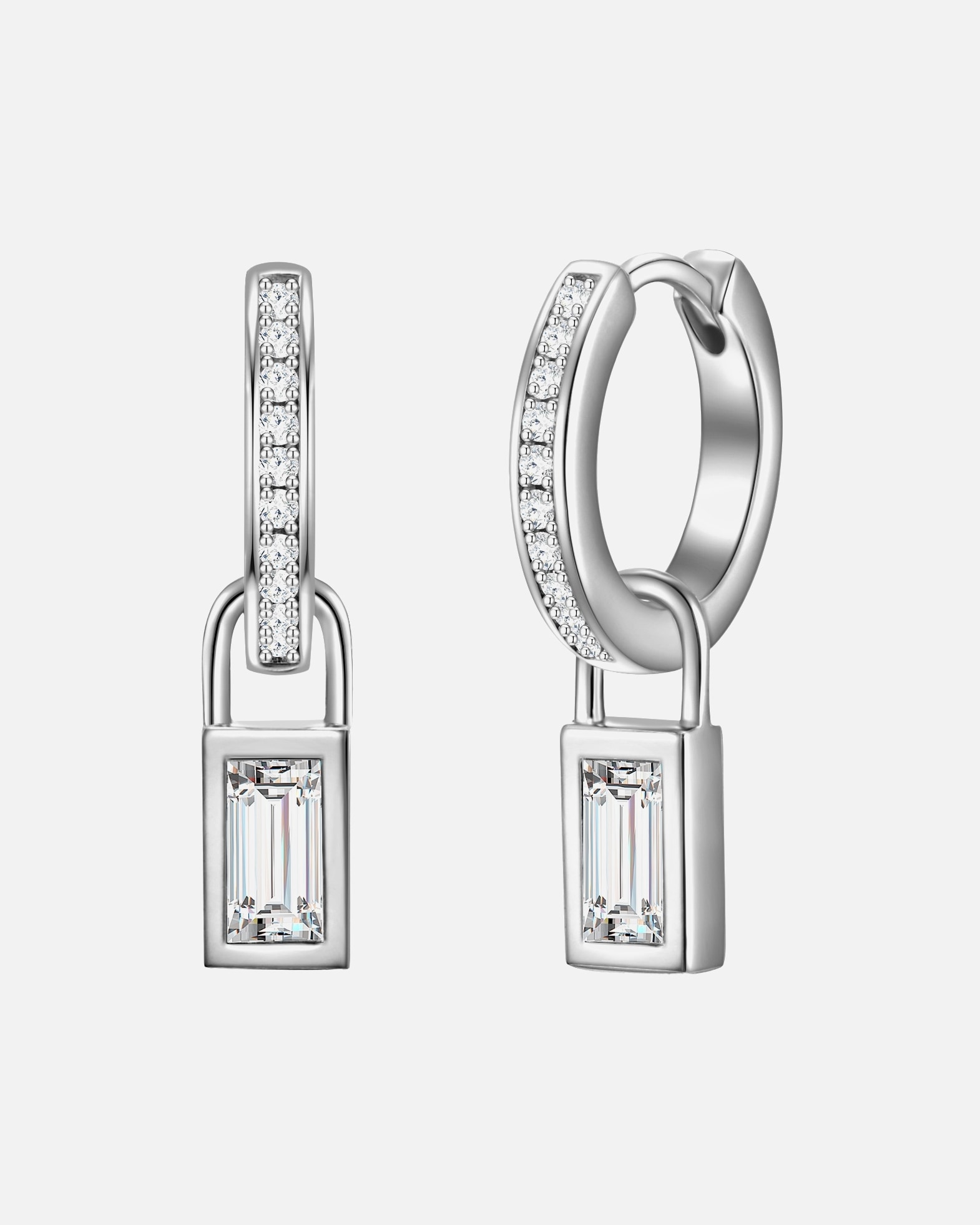 Créoles for FemmeGlanzstücke MünchenCréoles en argent Argent sterling Oxyde de zirconium (CZ) en Argent23,1 mm