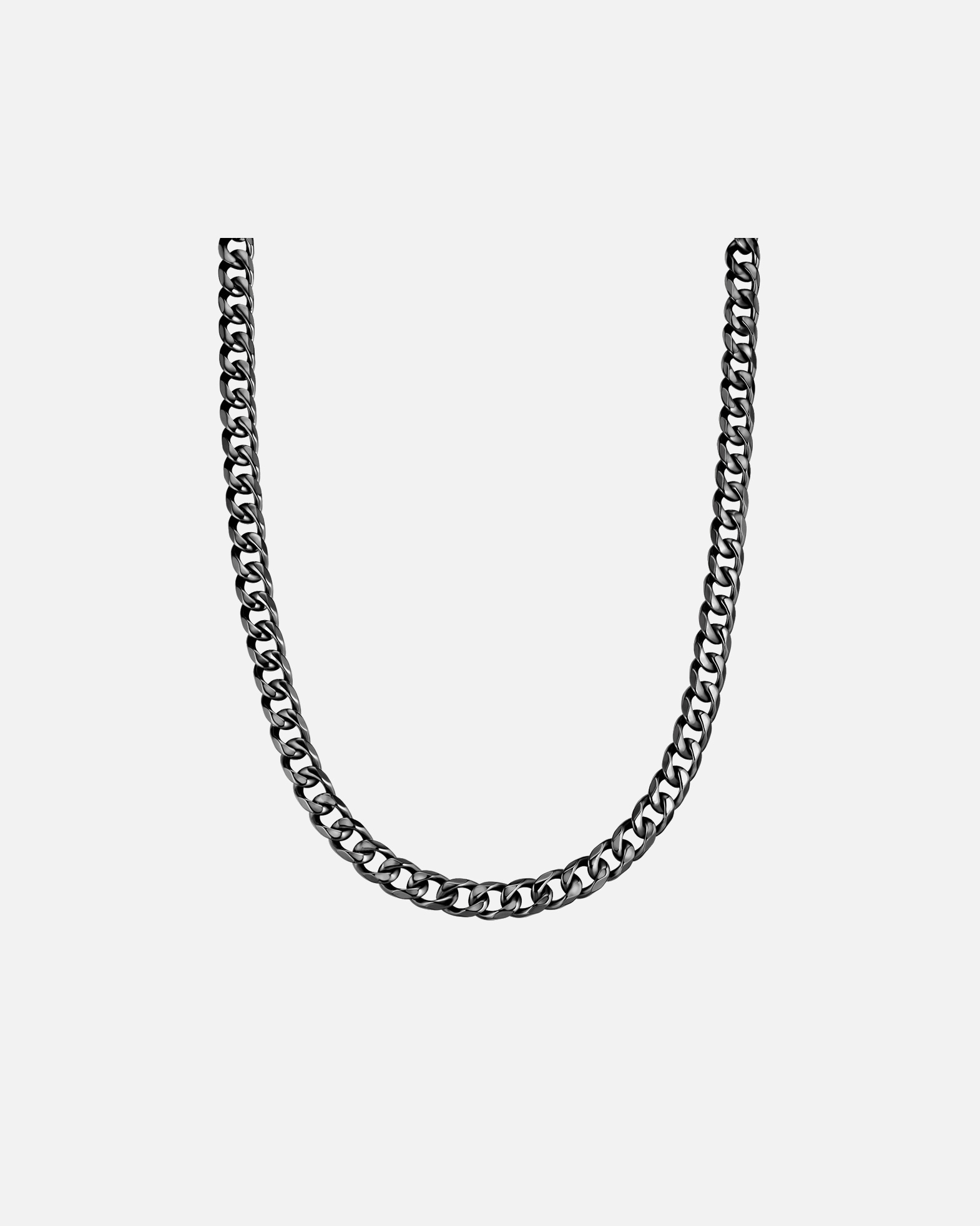 Collier for HommeCollier en Acier Inoxydable en noir50 cm