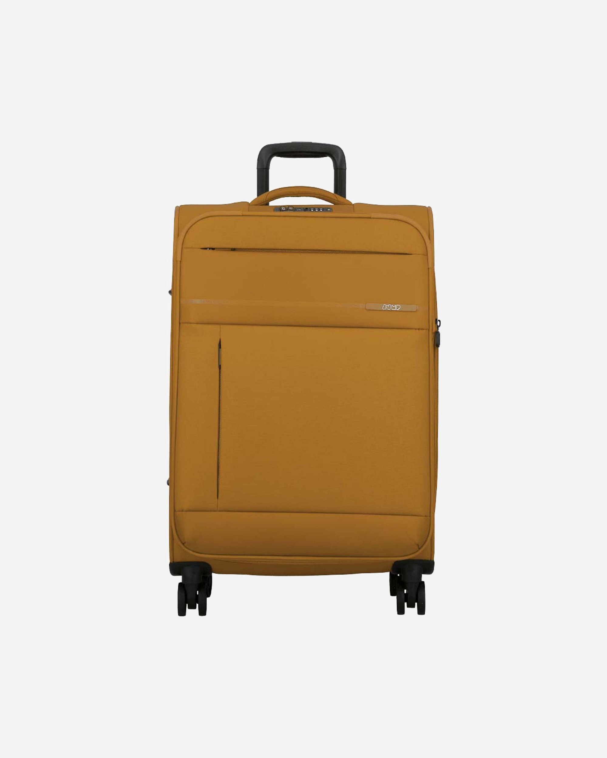 Valise trolley for HommeJumpMonthélys 4 roulettes Trolley 67 cm avec soufflet d'extensionyellow