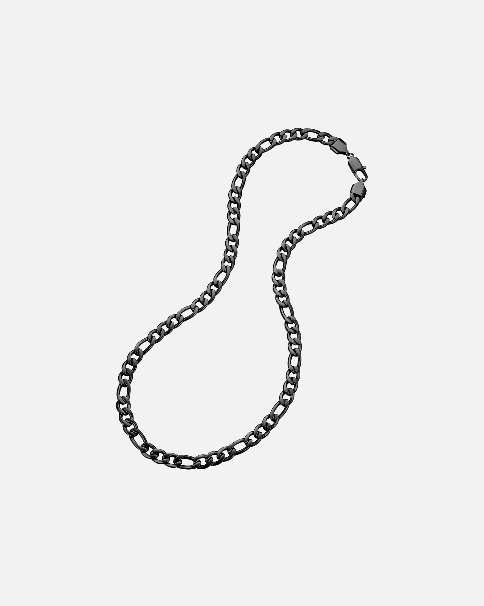 Collier for HommeTrue RebelsChaîne en Acier inoxydable en Noir50 cm