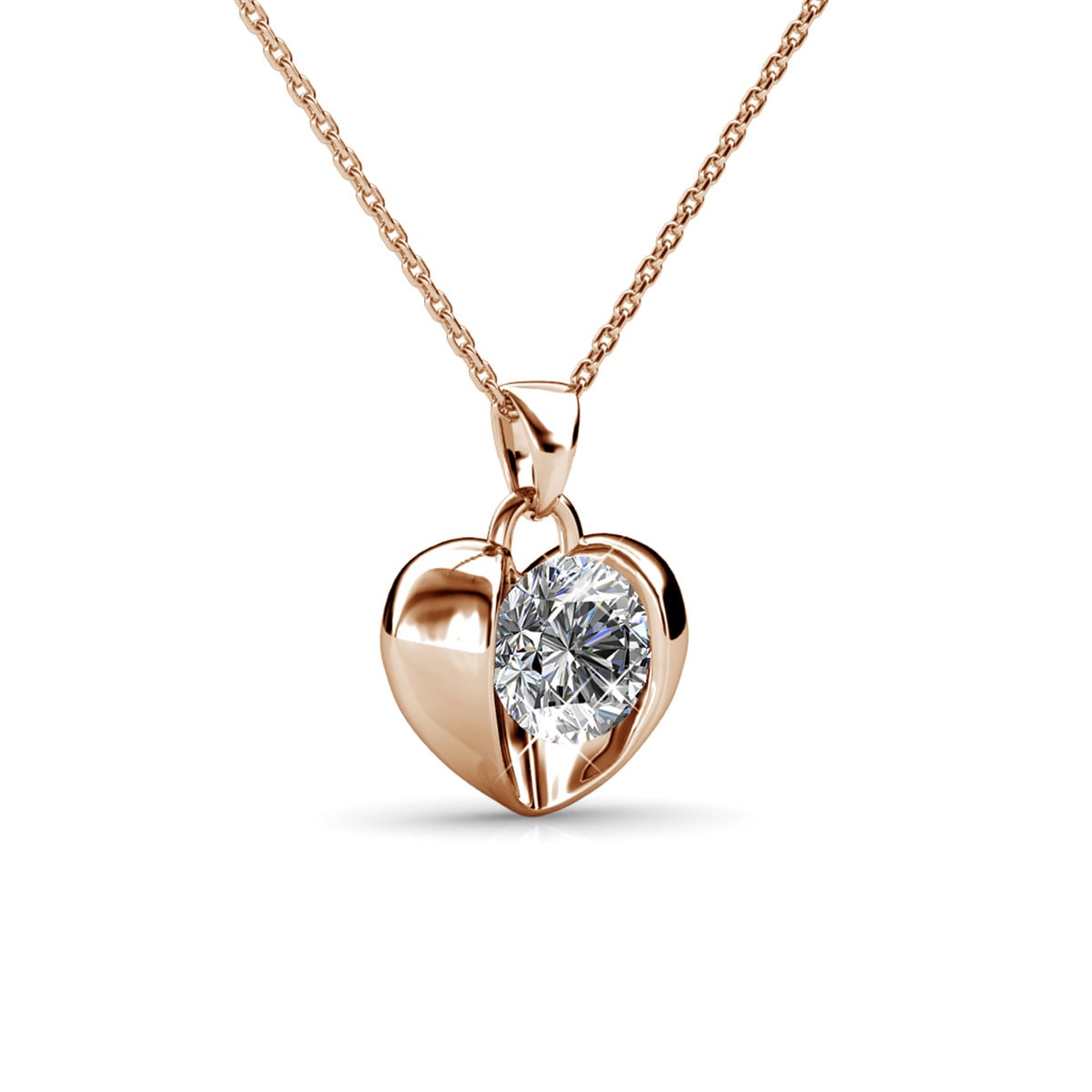 Schmuckset Simply Love - Roségold - 8 mm