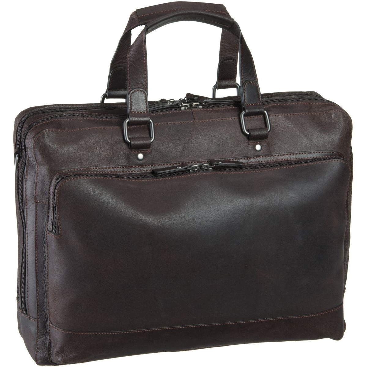Leonhard Heyden mallette sac d'ordinateur portable pour ordinateur portable Dakota Briefcase 2 Compartments Black noir Leonhard Heyden mallette sac d'ordinateur portable pour ordinateur portable Dakota Briefcase 2 Compartments Black noir