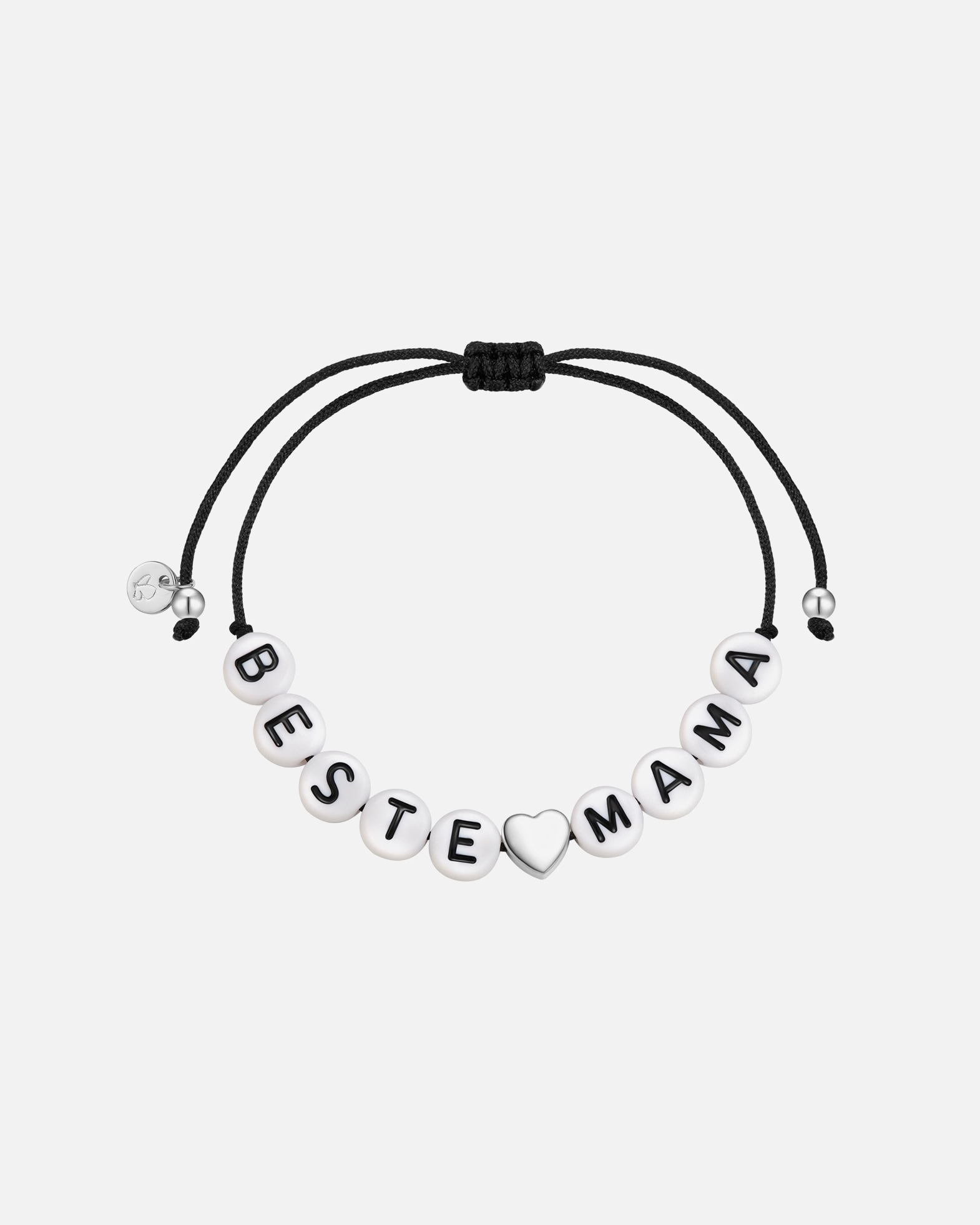 Bracelet for FemmeBracelet cœur/MEILLEURE MAMAN en argent sterling en argent15,0 - 22,0 cm, flexibel einstellbar