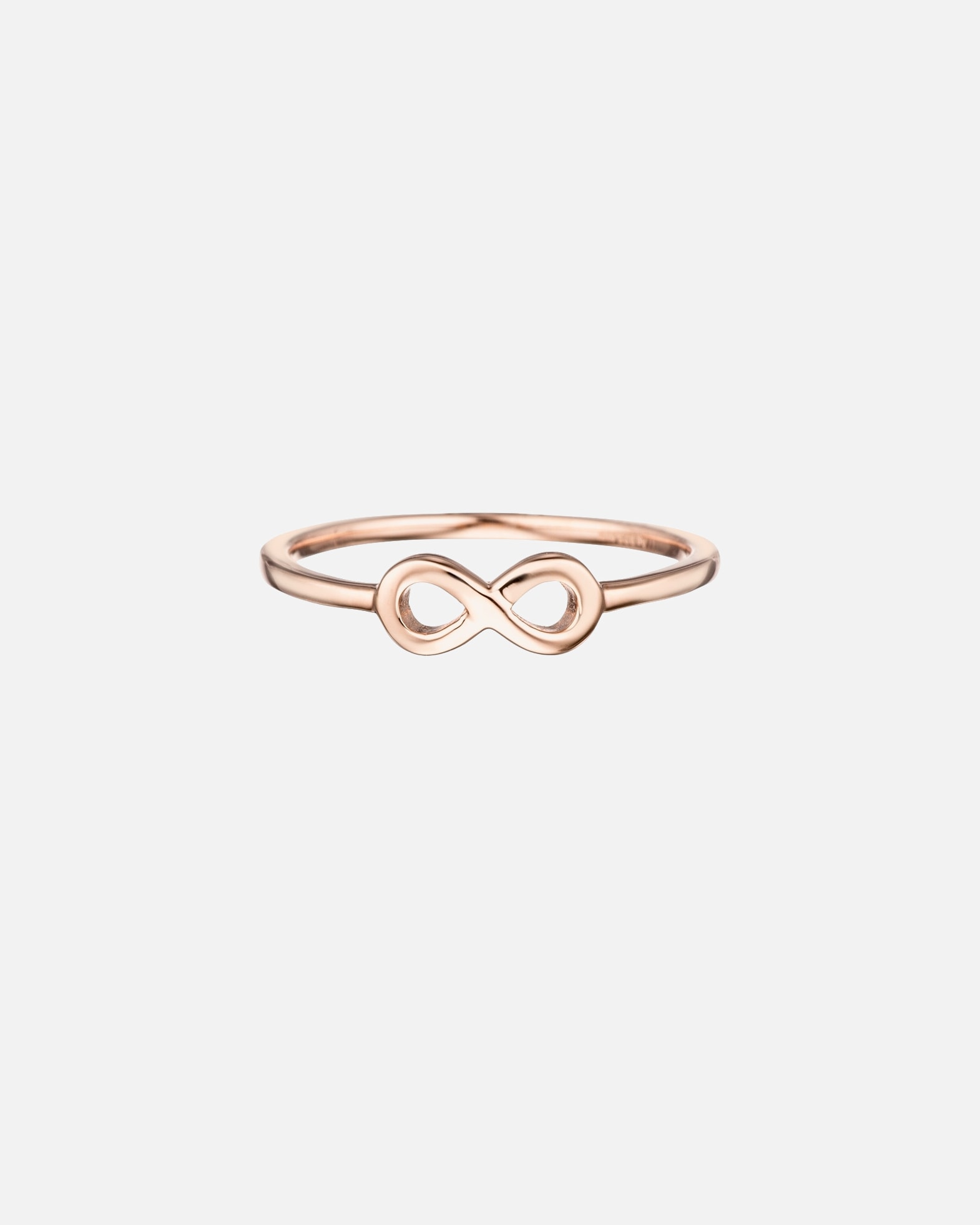 Bague for FemmeGlanzstücke MünchenBague en argent Infinity Argent sterling en Or rose60