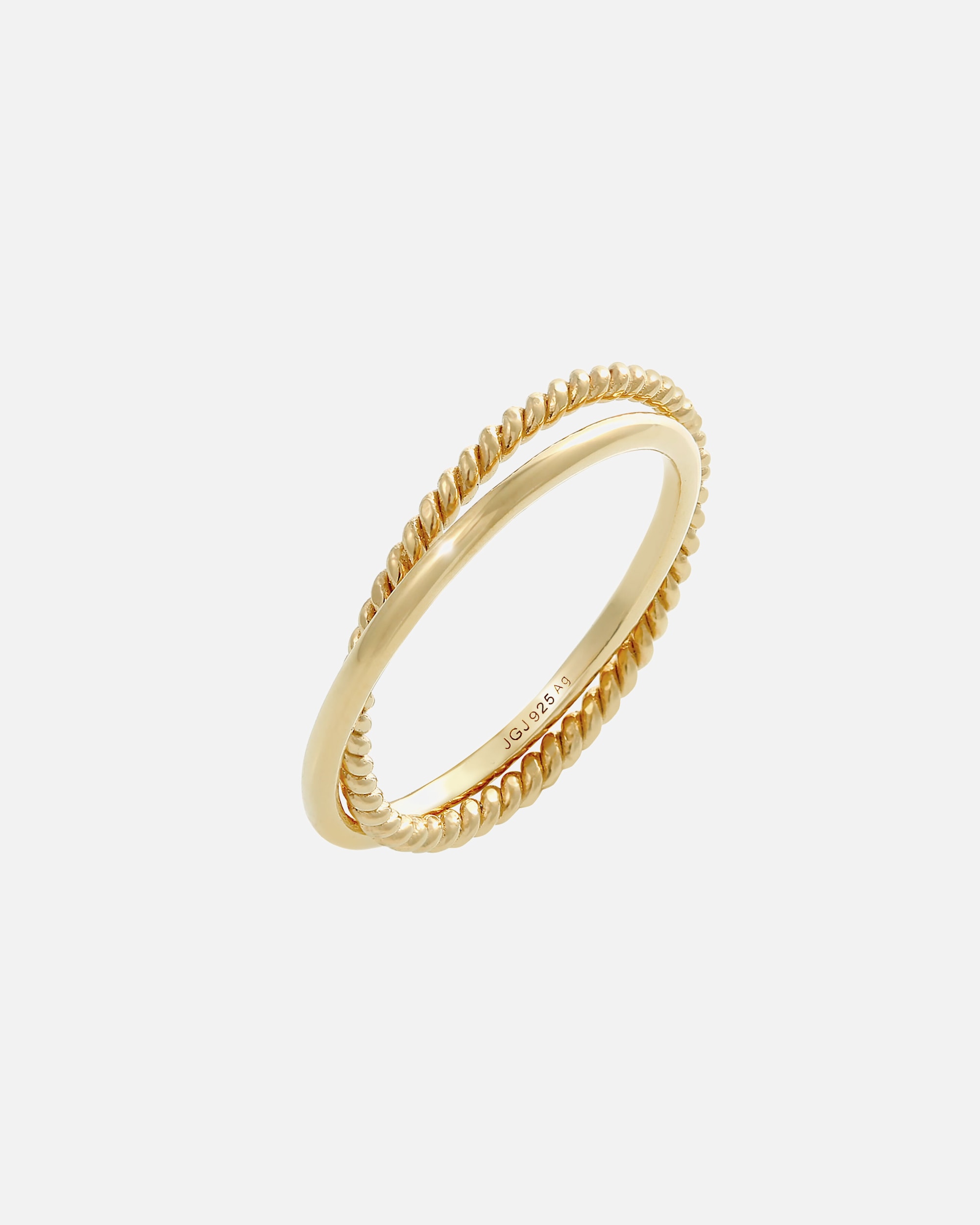 Ring für Weiblich Elli Wickelring Klassik Fein Gedreht 925 Silber 50