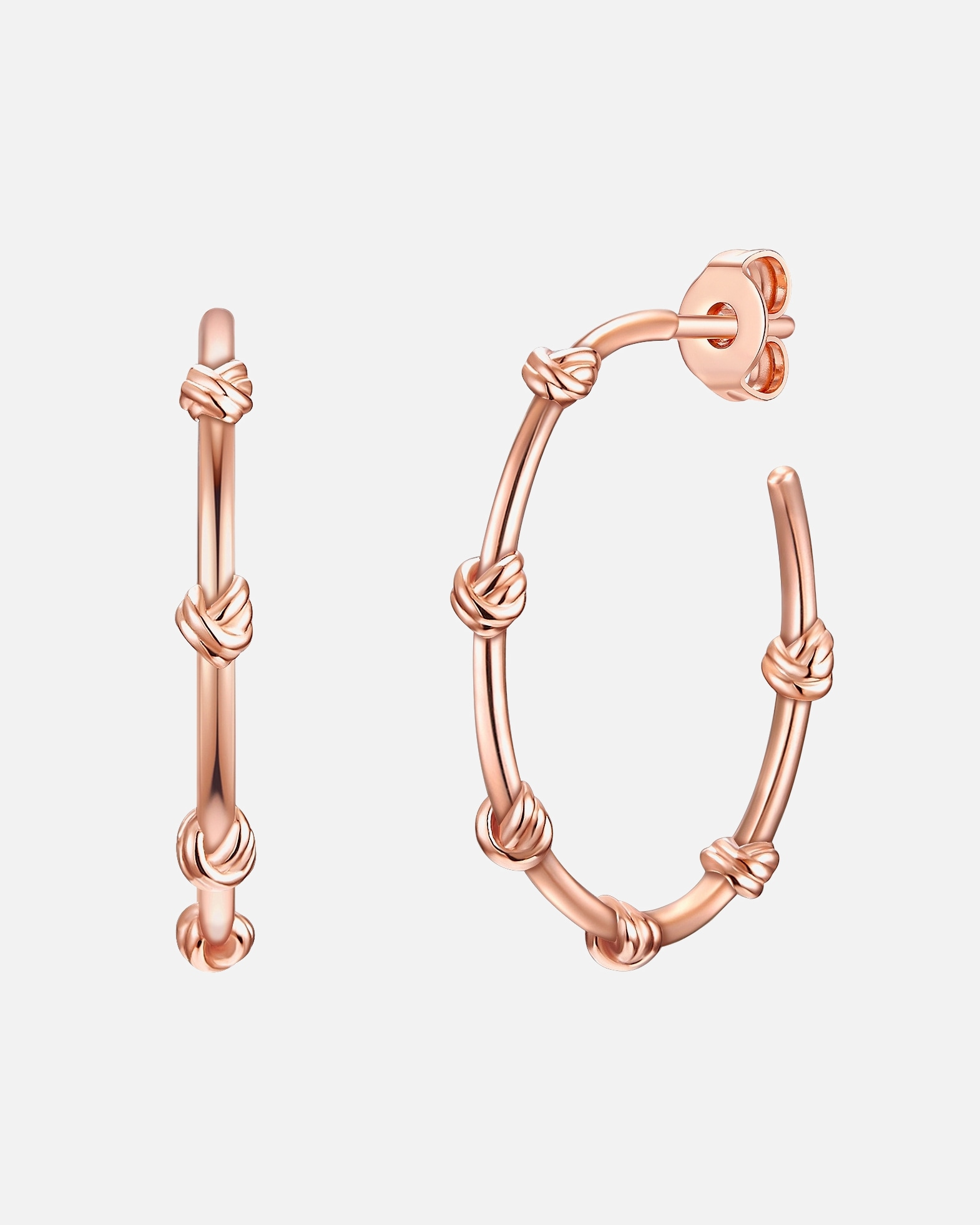 Boucle d'oreilles for FemmeGlanzstücke MünchenCréoles en argent Argent sterling en Or rose25,0 mm