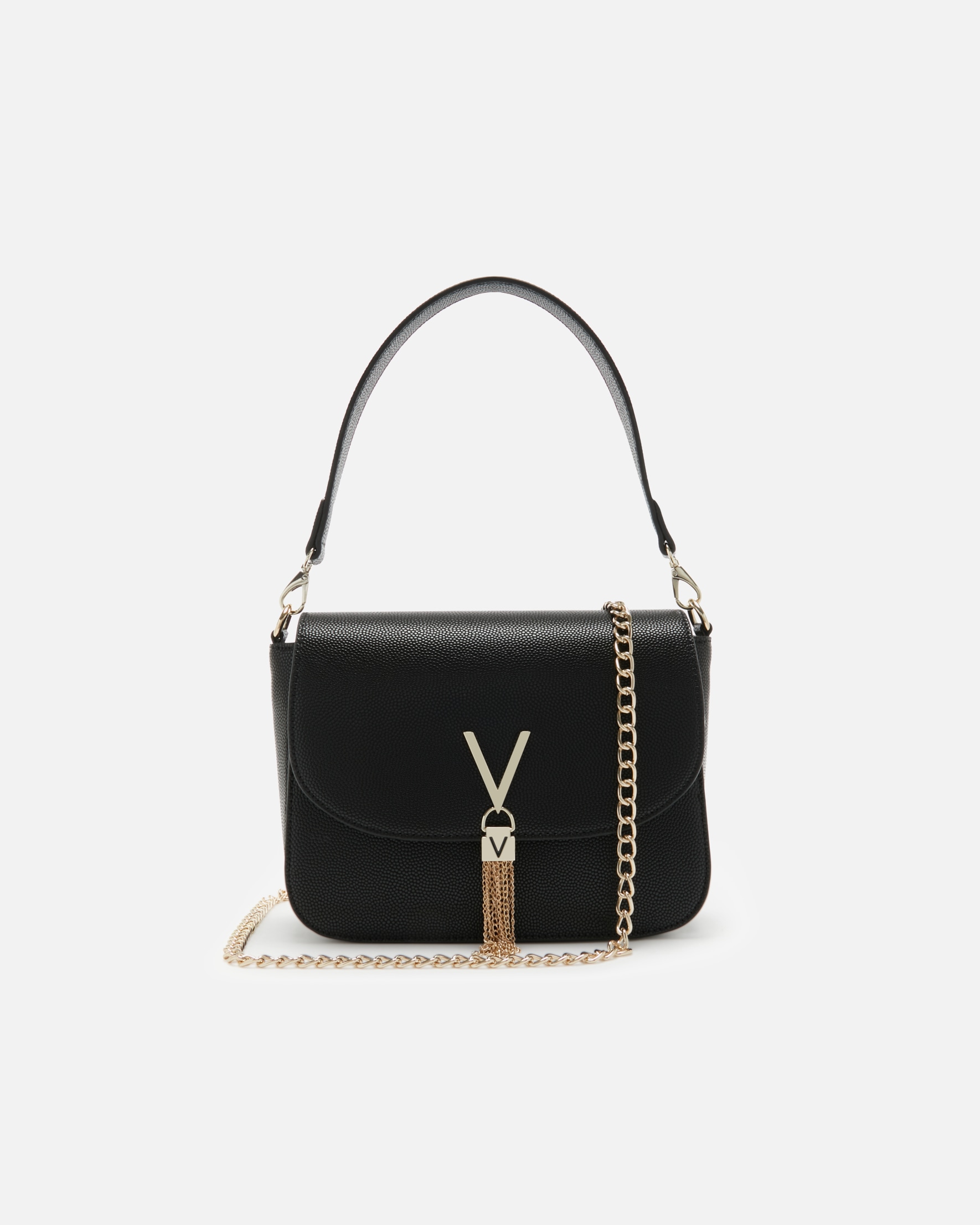 Tasche für Weiblich Valentino by Mario Valentino Divina Schultertasche nero-gold