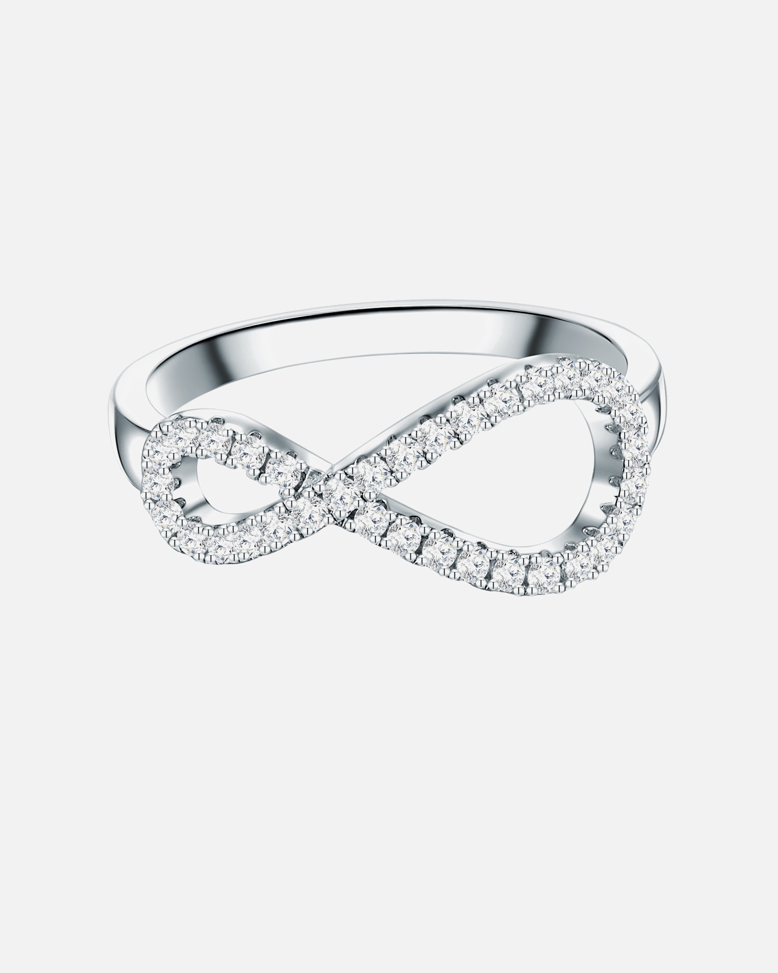 Bague for FemmeTrilaniBague en argent Argent sterling Oxyde de zirconium (CZ) en Argent60