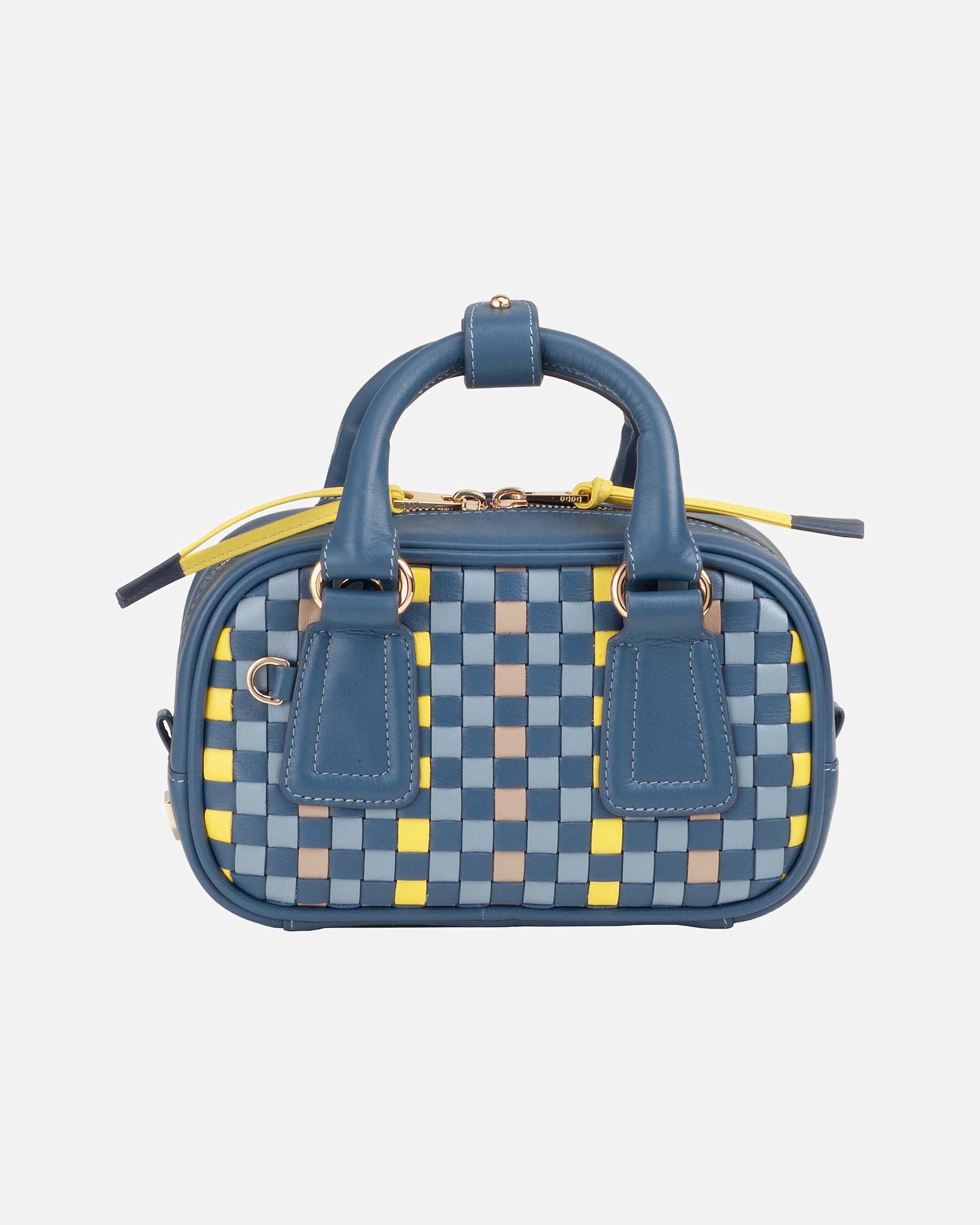 Tasche für Weiblich DuDu Woven Henkeltasche denim blue