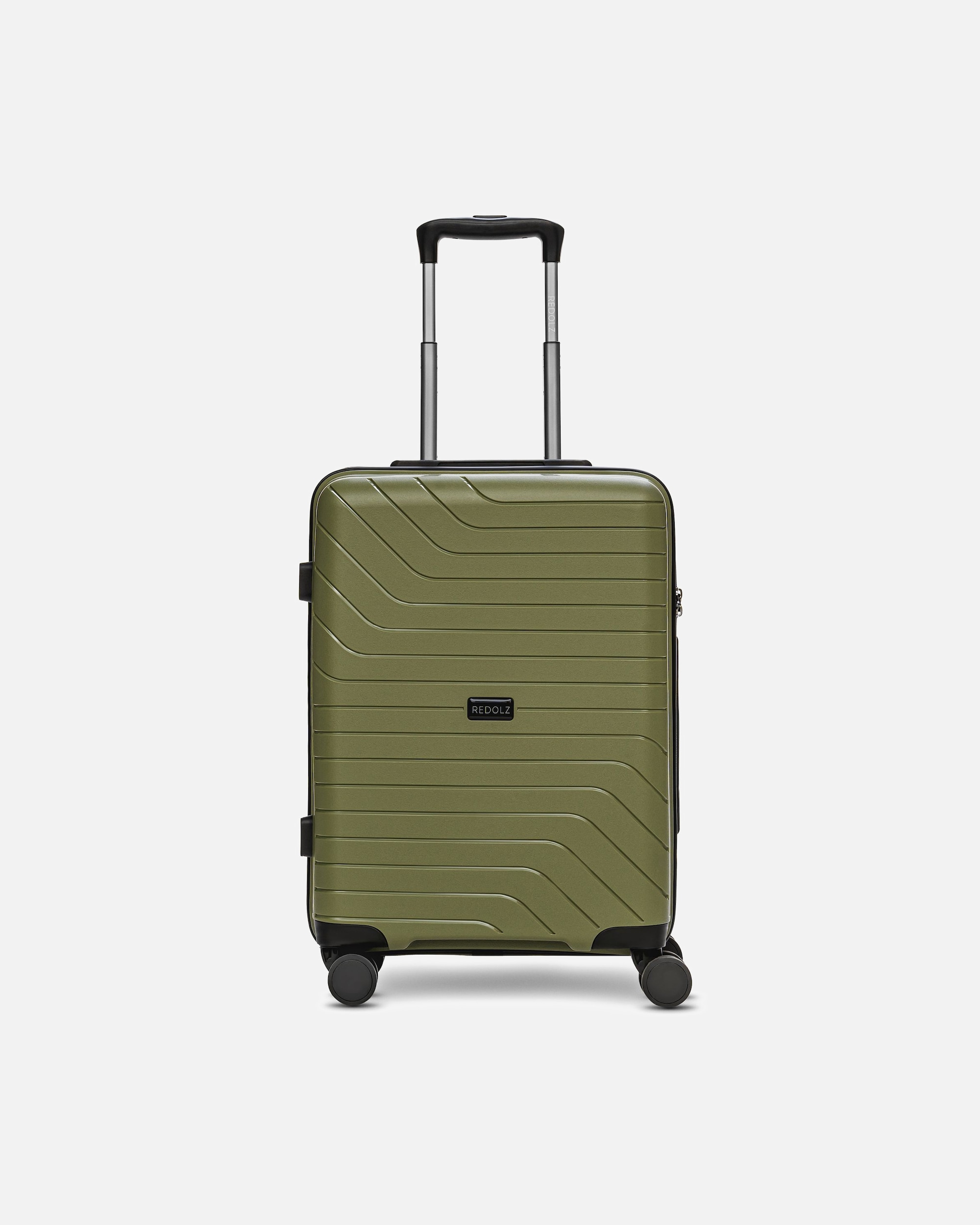 Handgepäckkoffer für Männlich Redolz Essentials 05 CABIN 4 Rollen Kabinentrolley 55 cm dark-olive 2