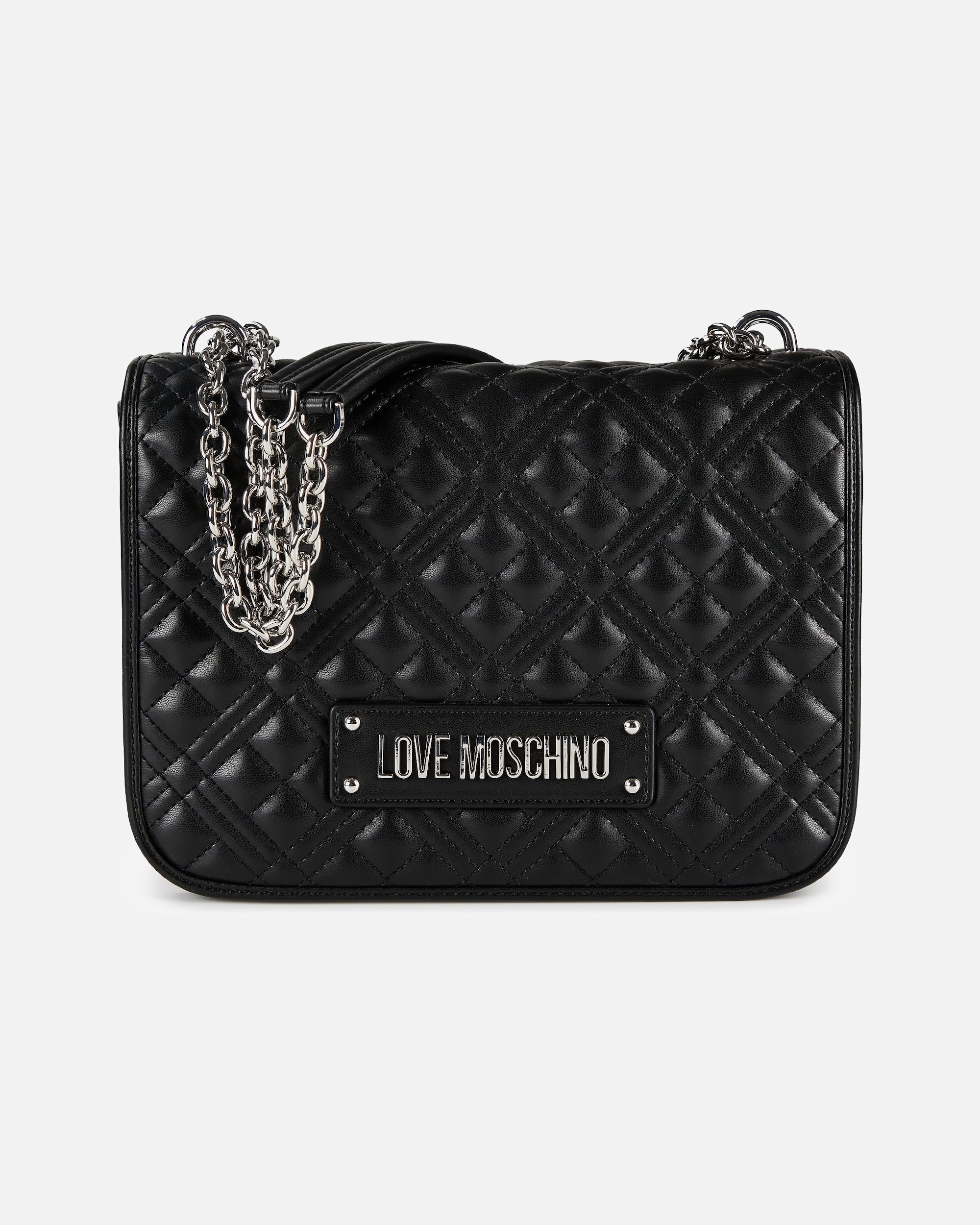Umhängetasche für Weiblich Love Moschino Quilted Schultertasche black 1
