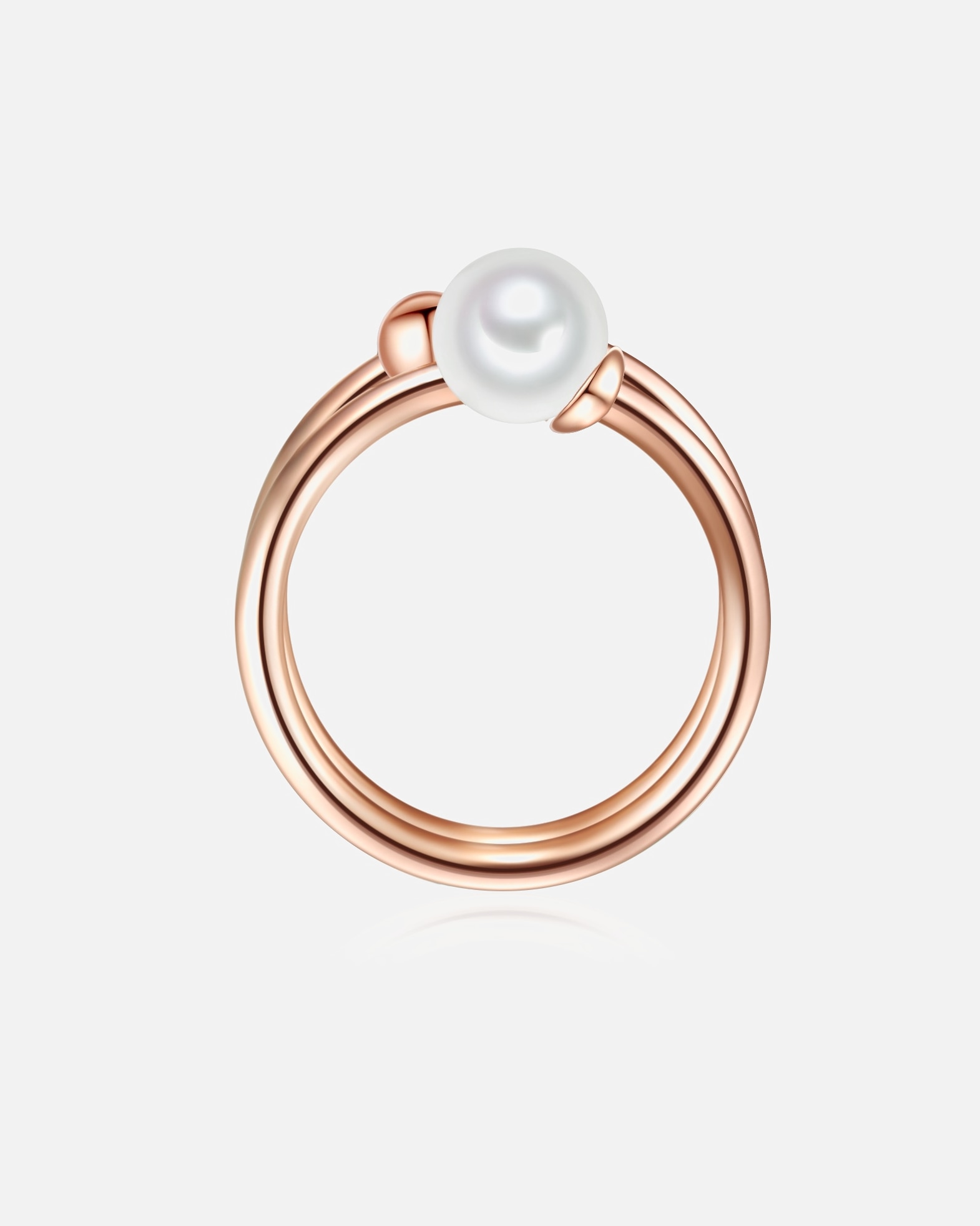 Bague for FemmeLulu & JaneBague Argent sterling Perle de culture d'eau douce en Or rose56