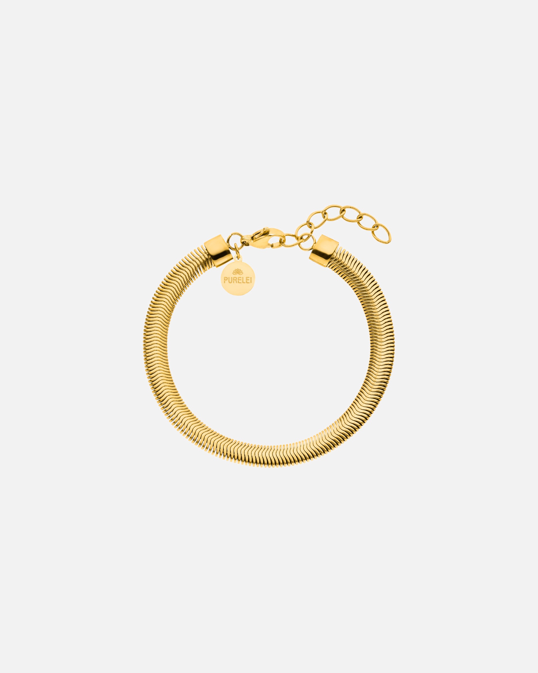 Armband für Unisex Purelei Flow Armband 100% Edelstahl Gold