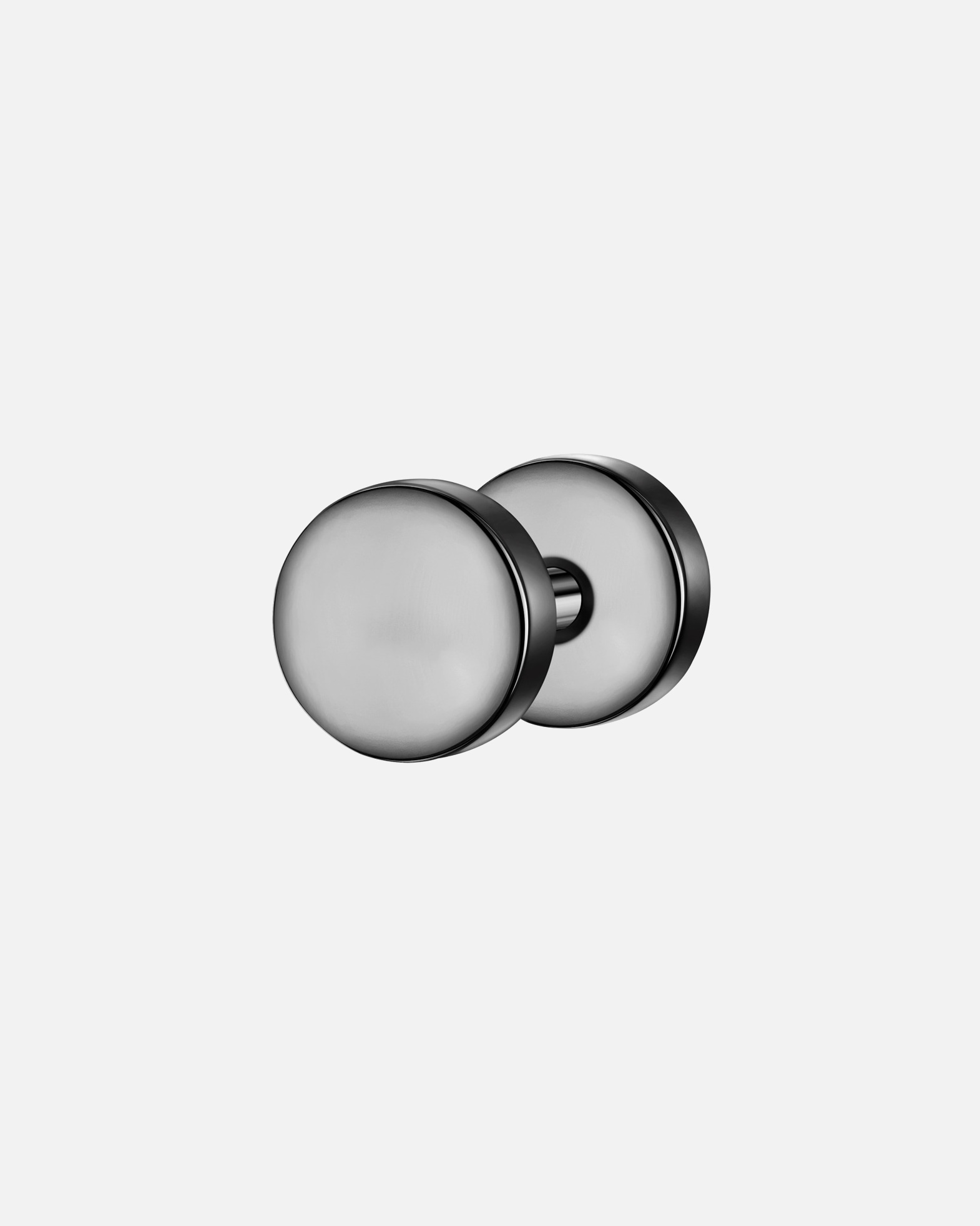 Boucle d'oreilles for HommeTrue RebelsBoucles d´oreilles en Acier inoxydable en Gunmetal5,9 mm