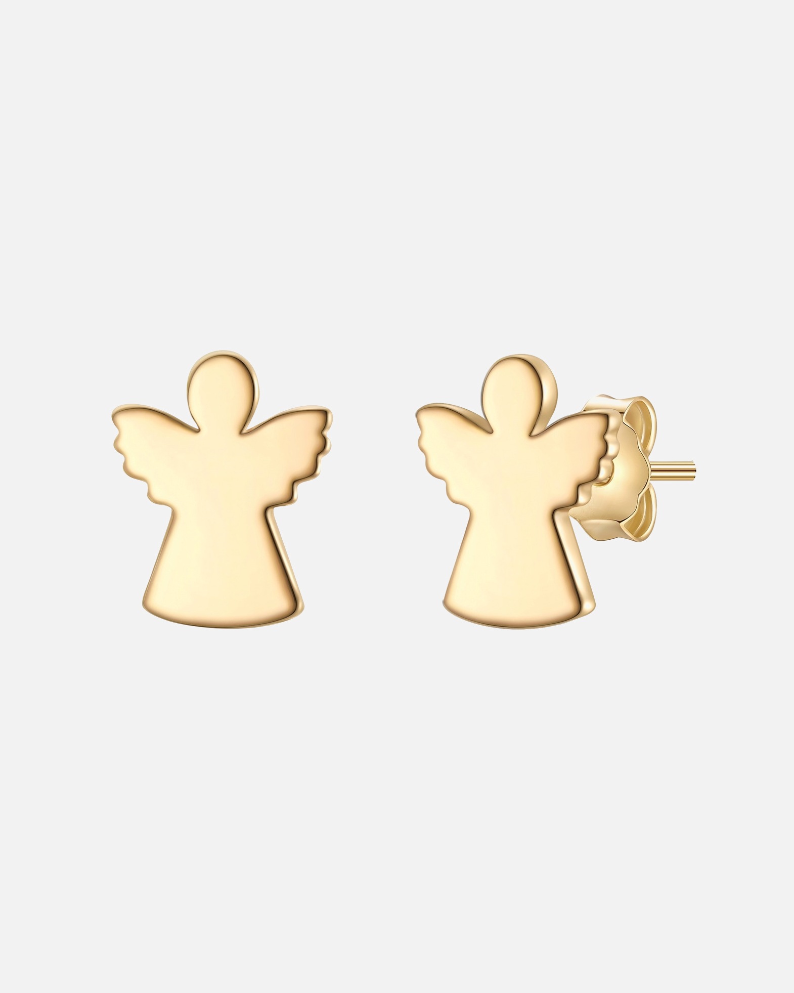 Boucle d'oreilles for FemmeBoucles d'oreilles Ange en Argent Sterling en or jaune7,9 mm