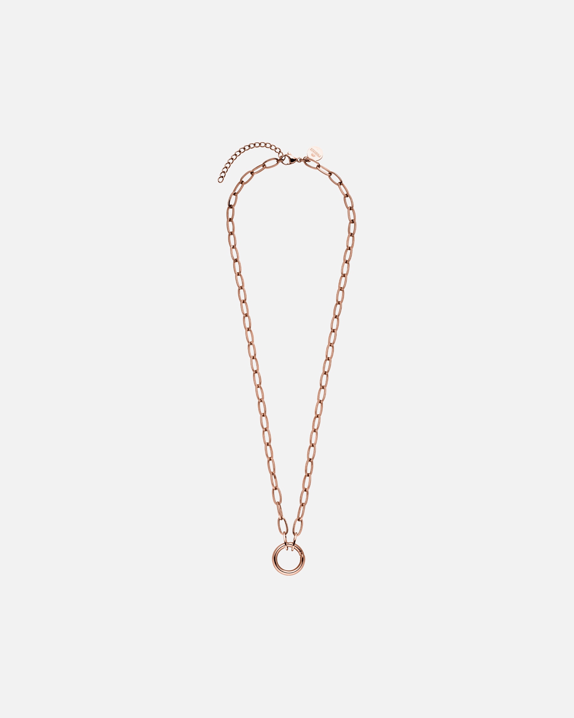 Collier for UnisexePureleiGlow Charm Kette Chaîne 100% acier inoxydableOr Rose