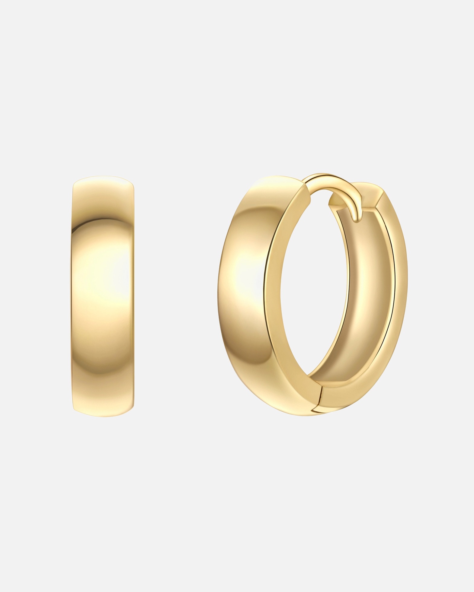 Créoles for FemmeBoucles d´oreilles en Alliage de fer en Or jaune13,4 mm