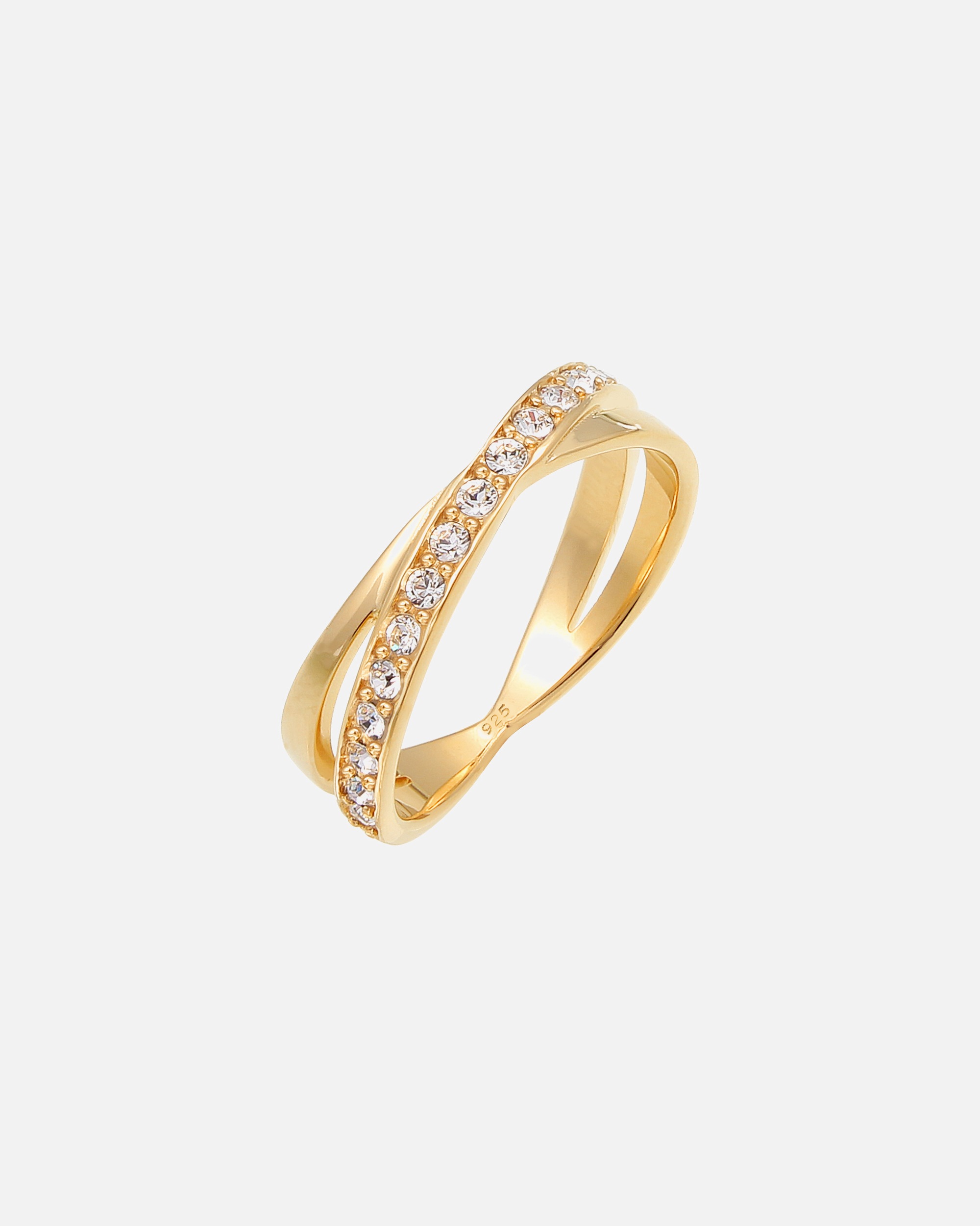 Ring für Weiblich Elli Edel 925 Silber, mit Kristallen von Swarovski® 54
