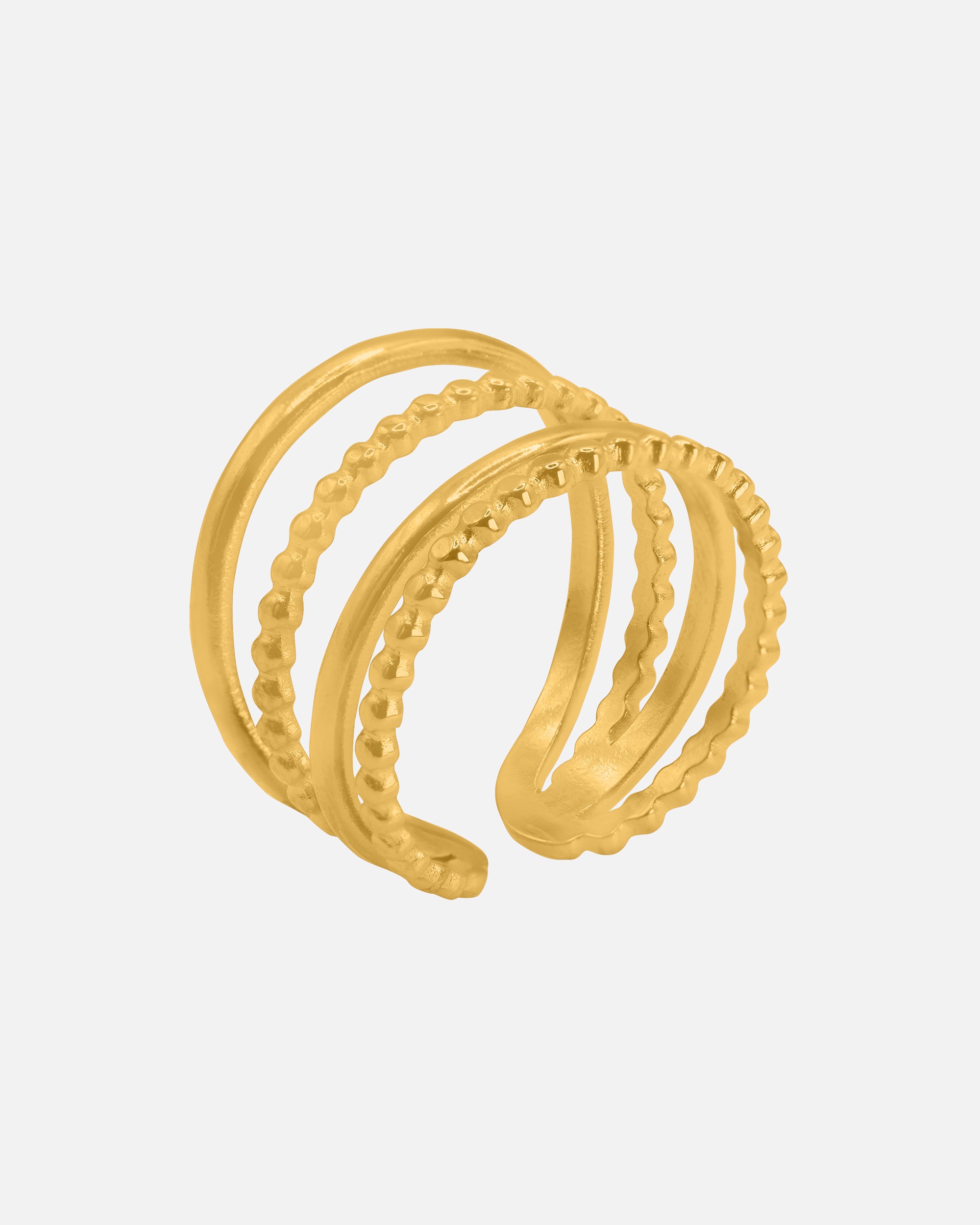 Ring für Weiblich Heideman Damenring Largo Goldfarben