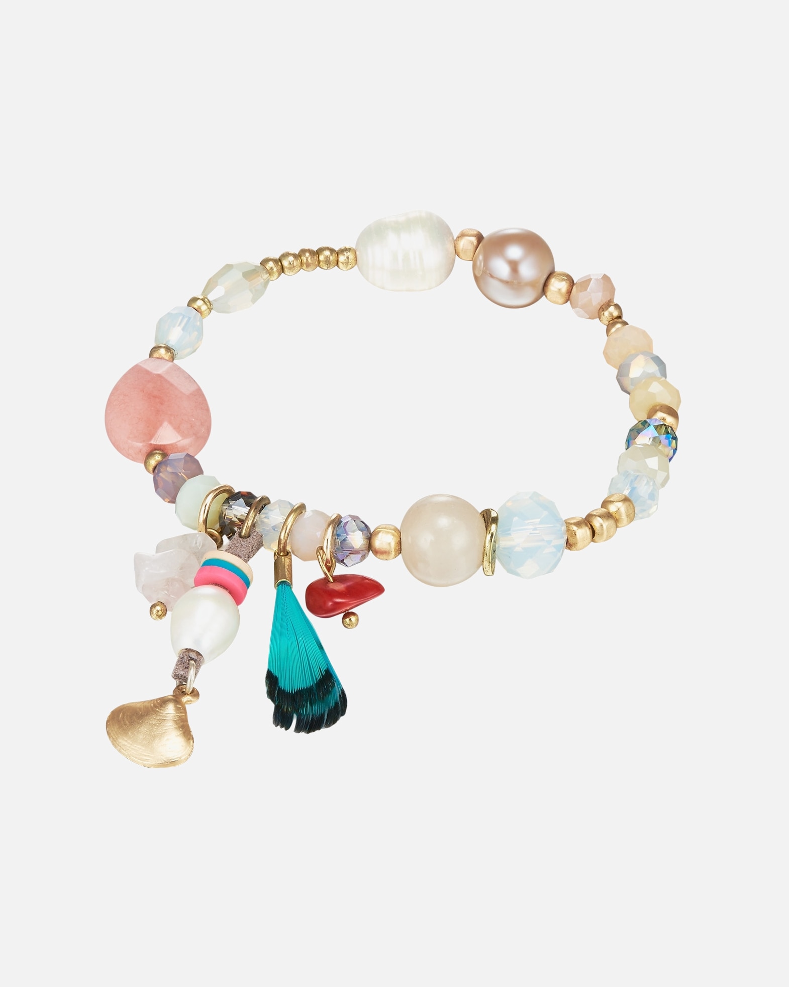 Bracelet for FemmeLulu & JaneBracelet Alliage de fer Crystal Perle de culture d'eau douce en Or jaune20,0 cm