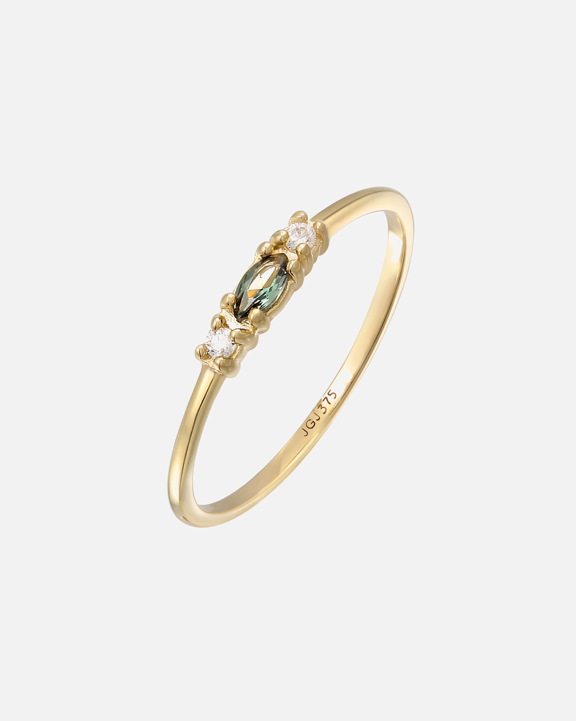Bague for FemmeElli PREMIUMFemmes Marquise Vintage Elegant avec zirconium et saphir synthétique en or jaune 37558