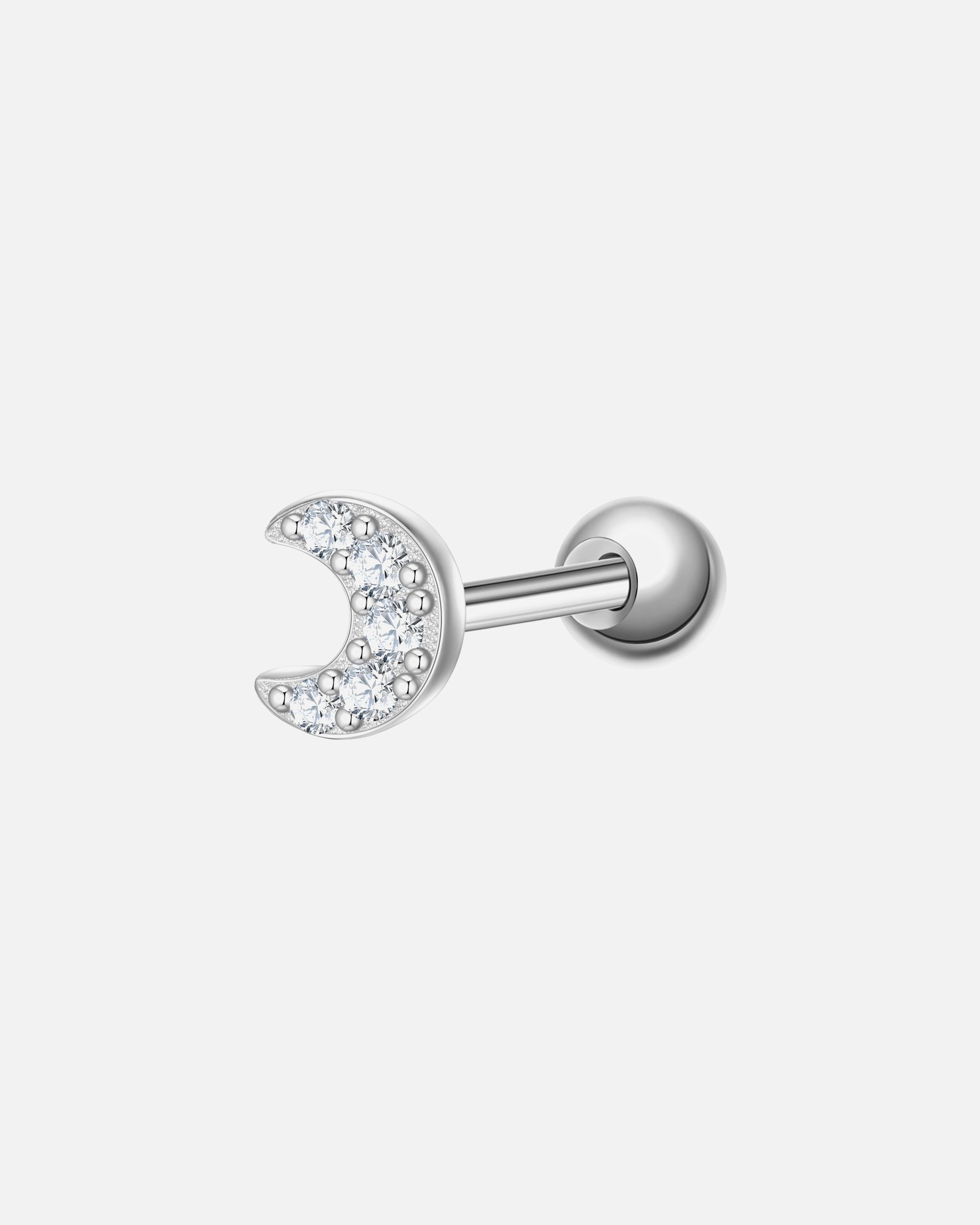 Boucle d'oreilles for FemmeBoucles d´oreilles Lune en Argent sterling en Argent4,2 mm